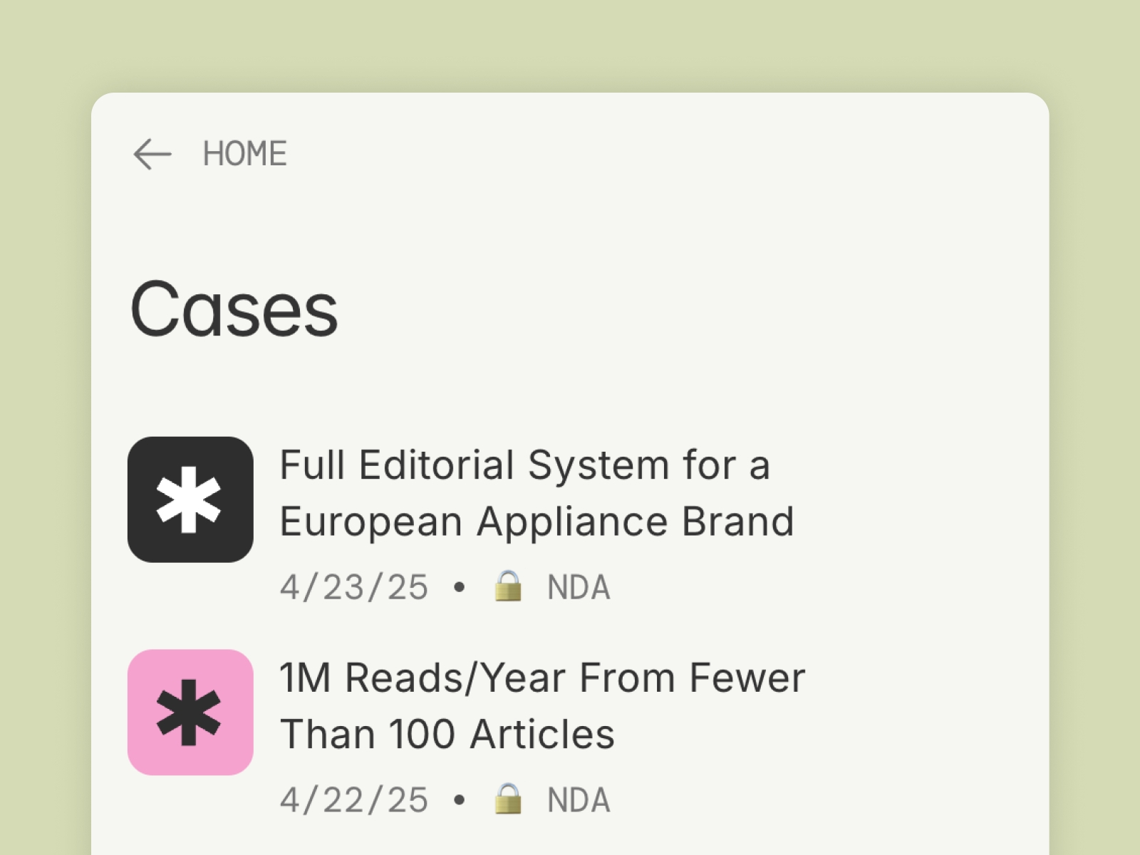 Screenshot of Outlinecv website