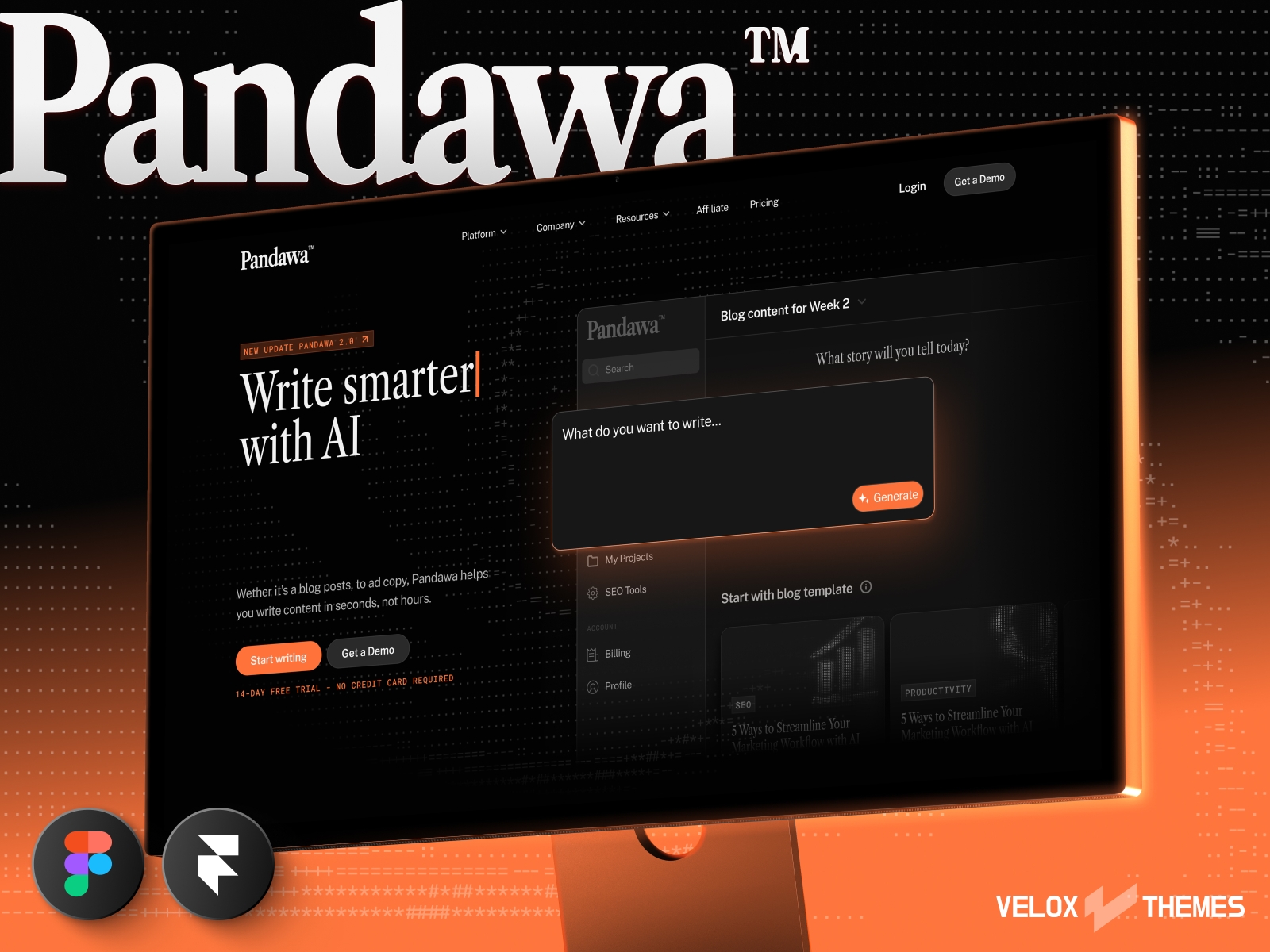 Screenshot of Pandawa website