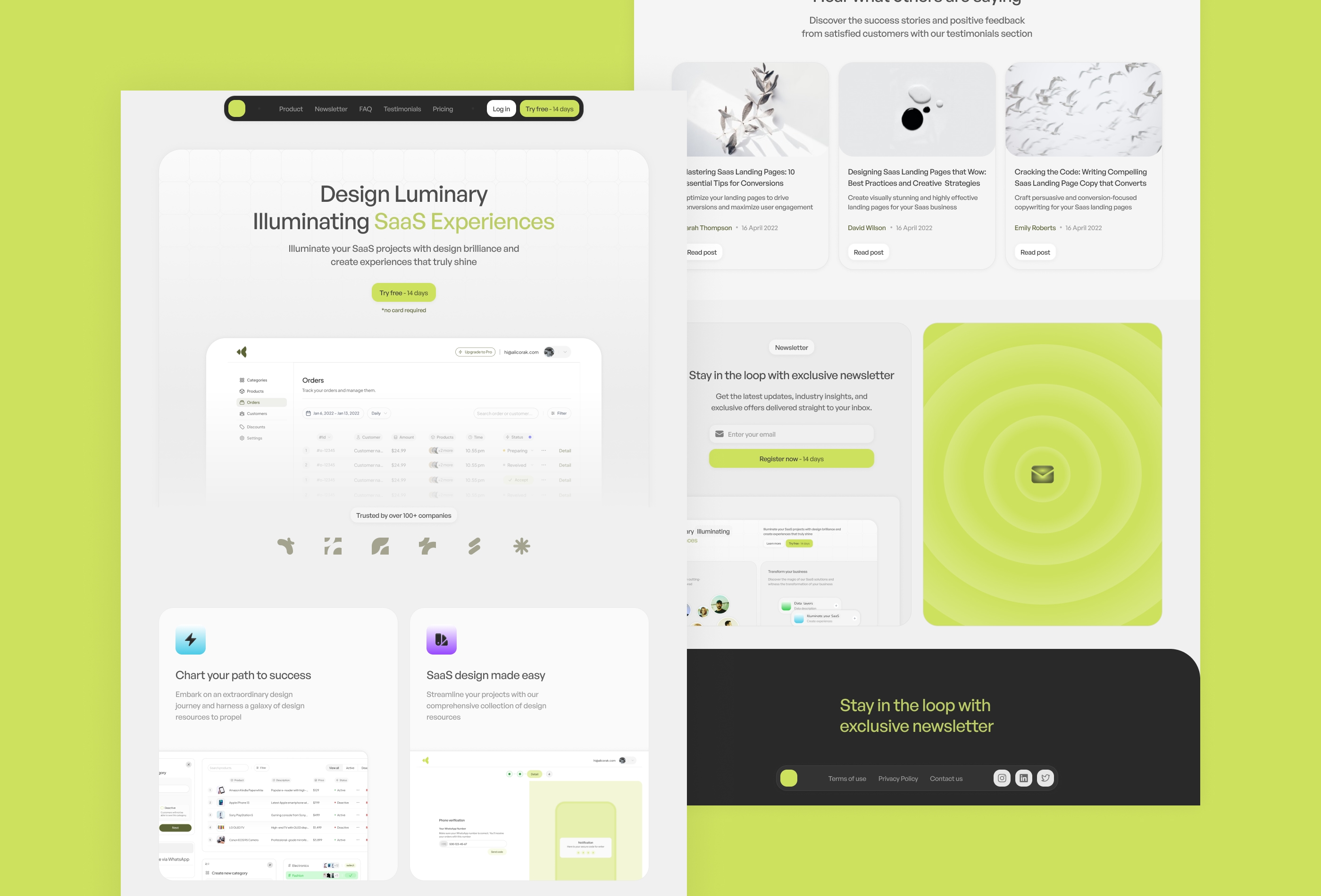 Screenshot 2 of Pastel saas template