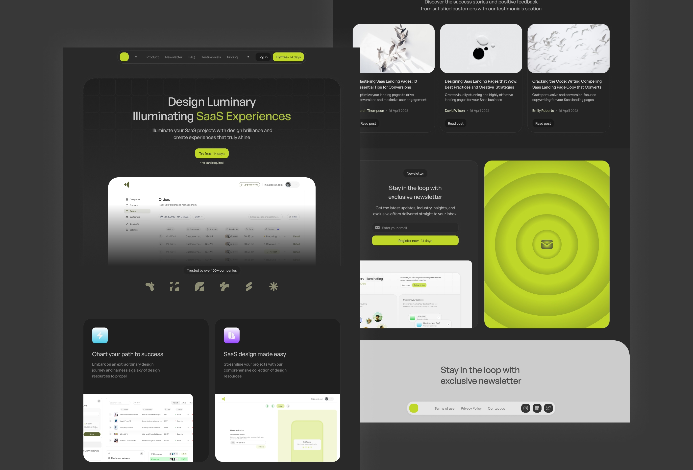 Screenshot 3 of Pastel saas template