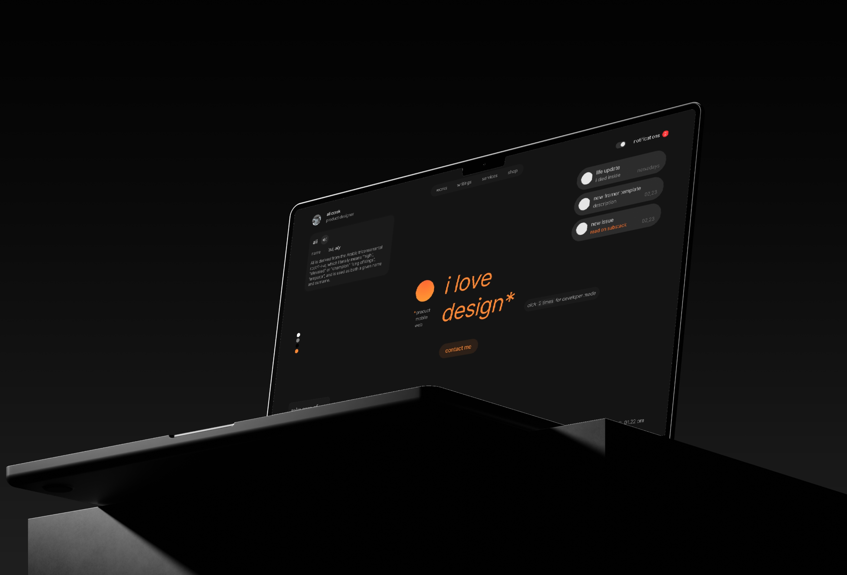 Screenshot 2 of Personalfolio