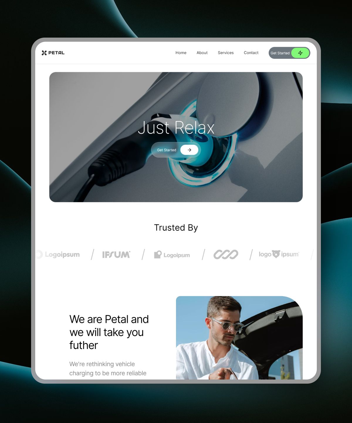 Screenshot of Petal umqww website