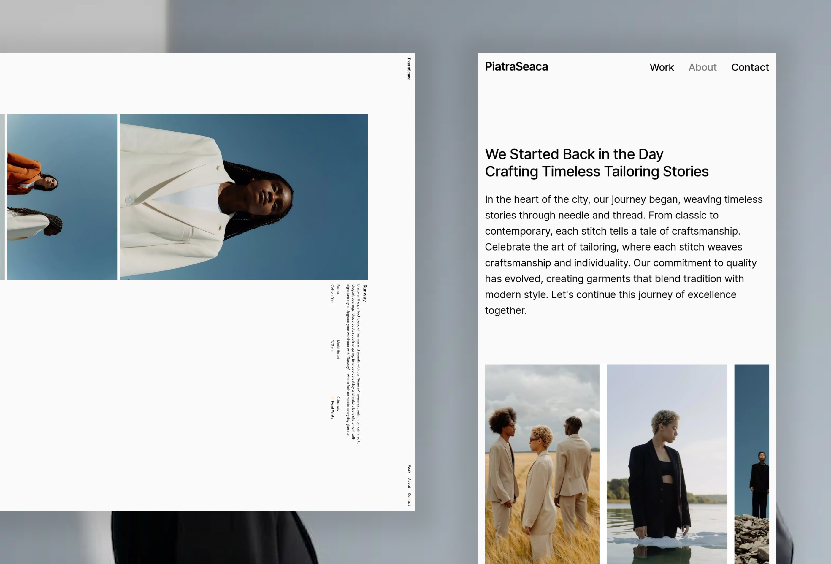 Screenshot 4 of Piatraseaca fashion and tailoring template