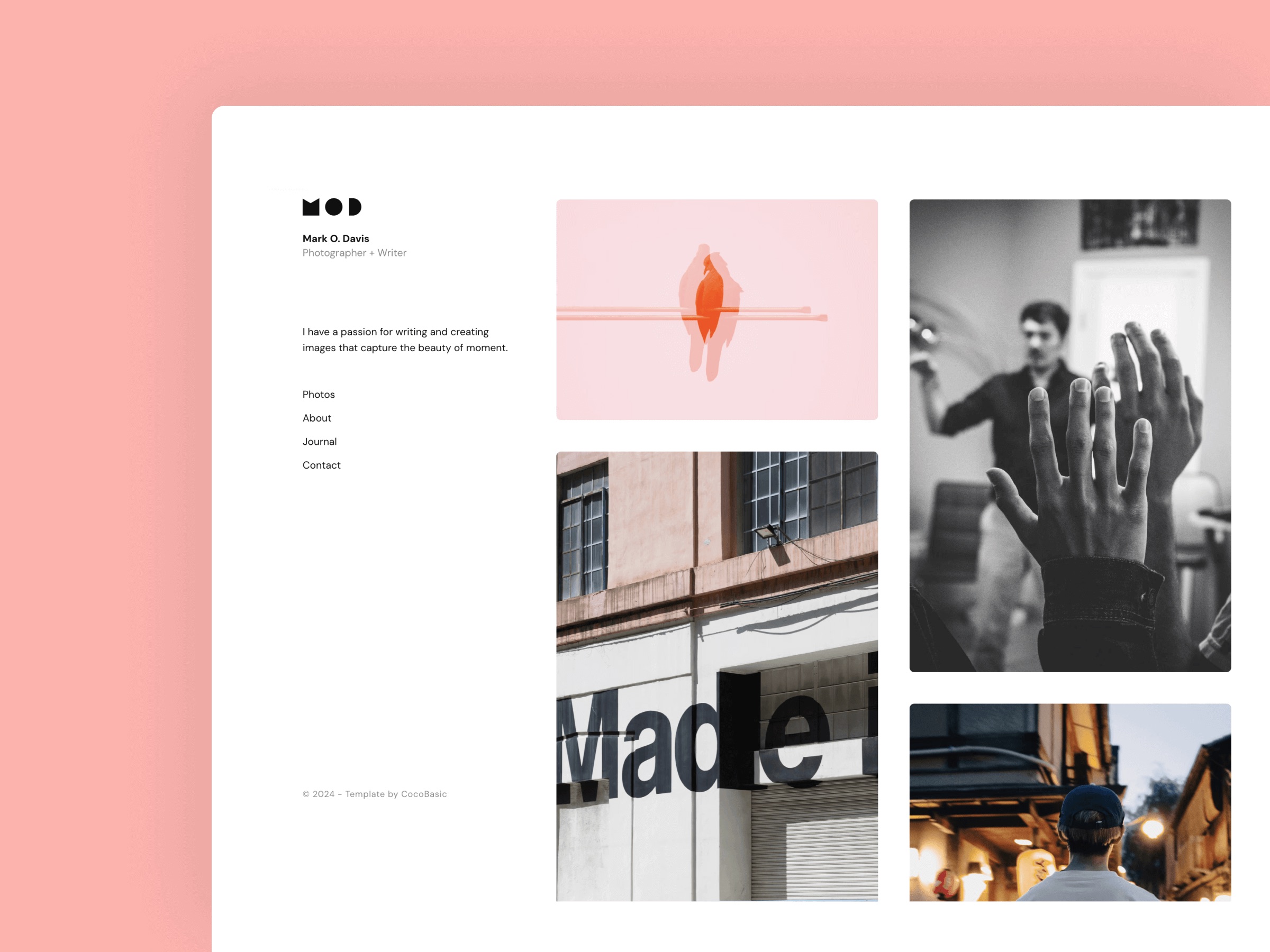 Screenshot of Picture website