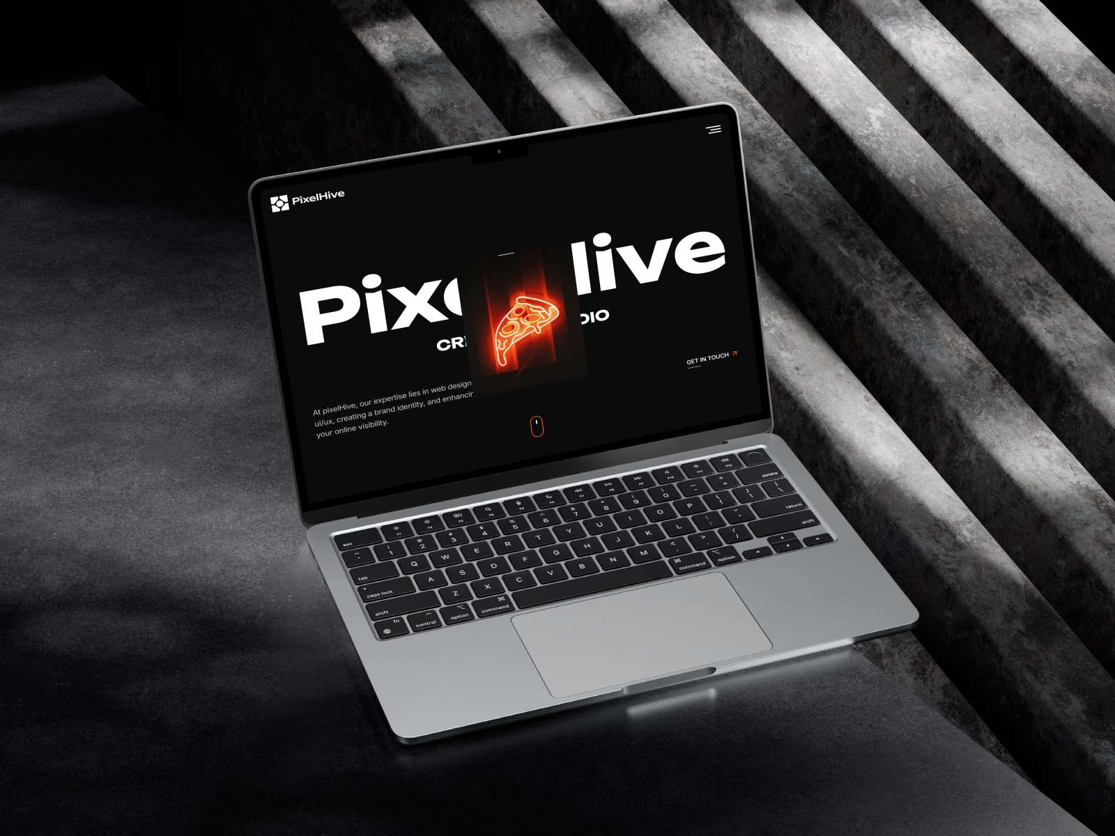 Screenshot of Pixelhive website