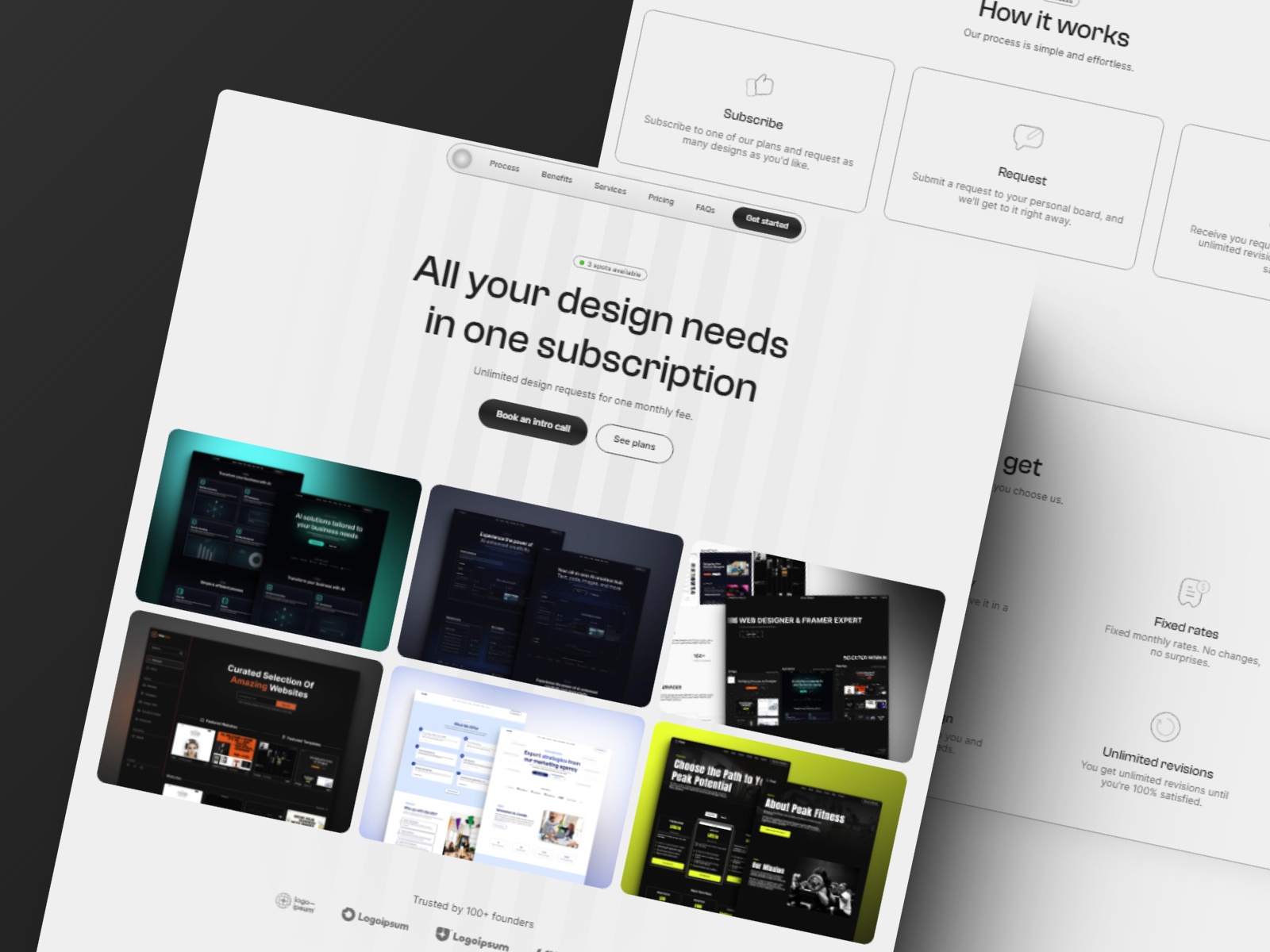 Screenshot 2 of Platinum modern design agency template