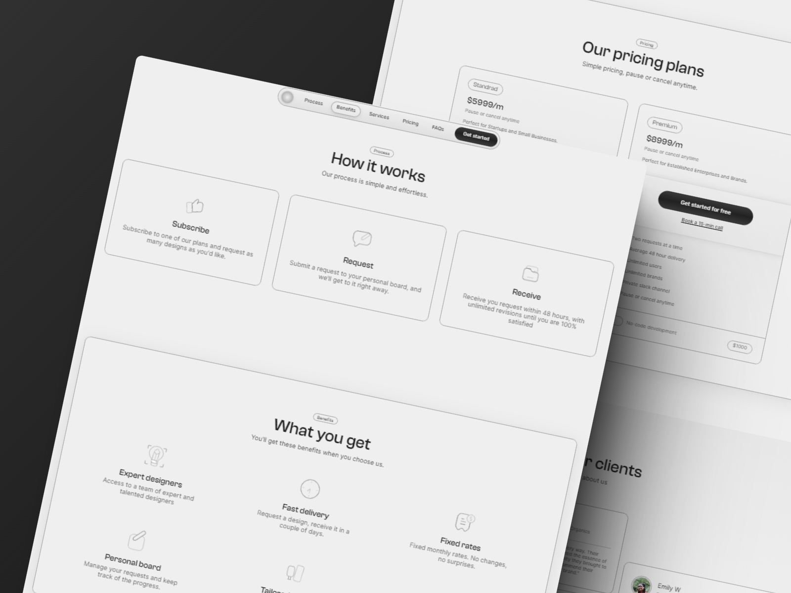 Screenshot 3 of Platinum modern design agency template