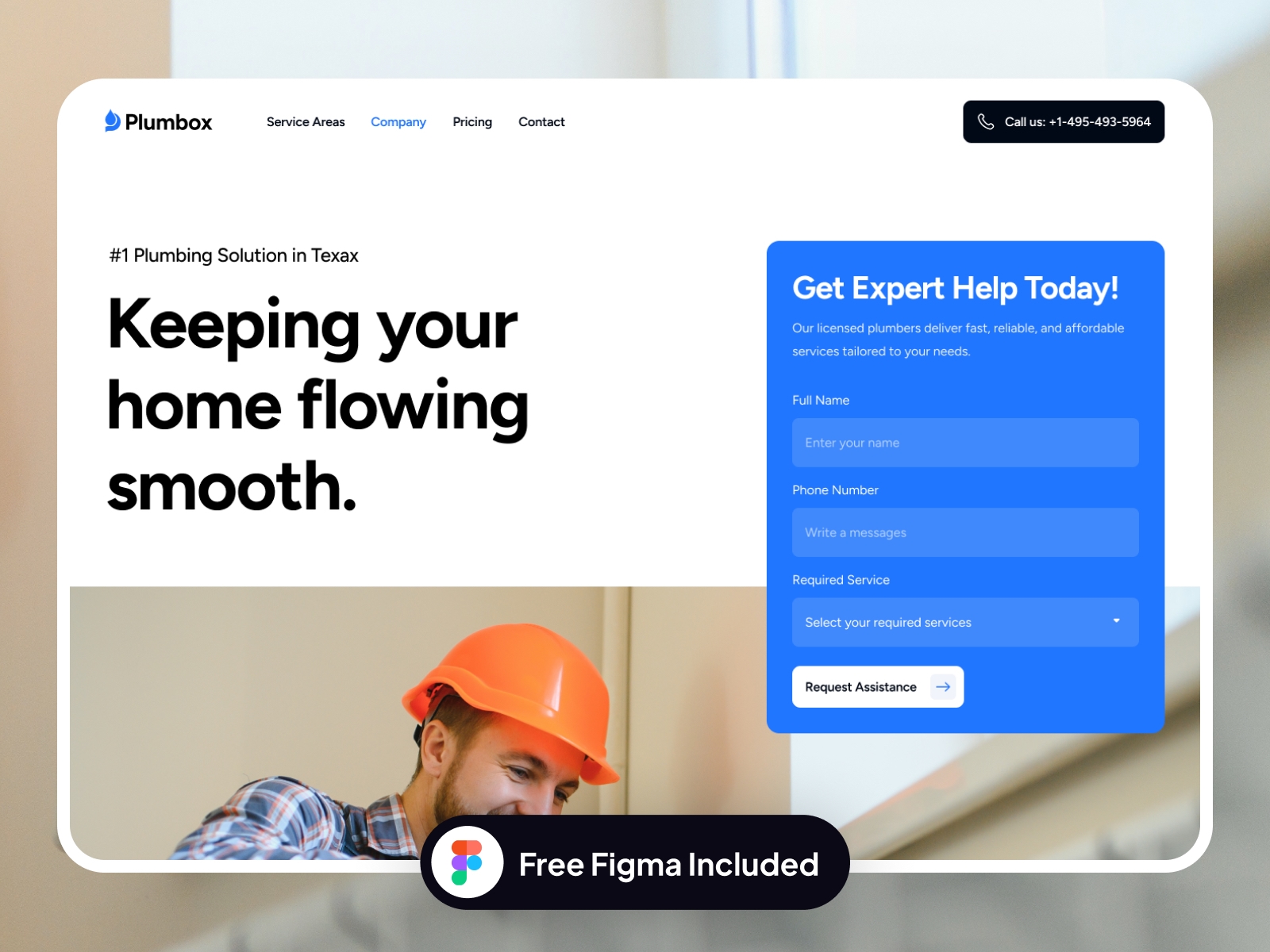 Screenshot of Plumbox website