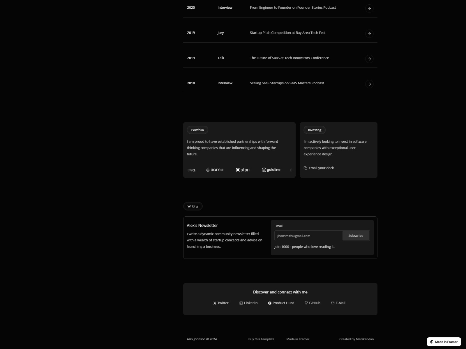 Screenshot 2 of Primefolio