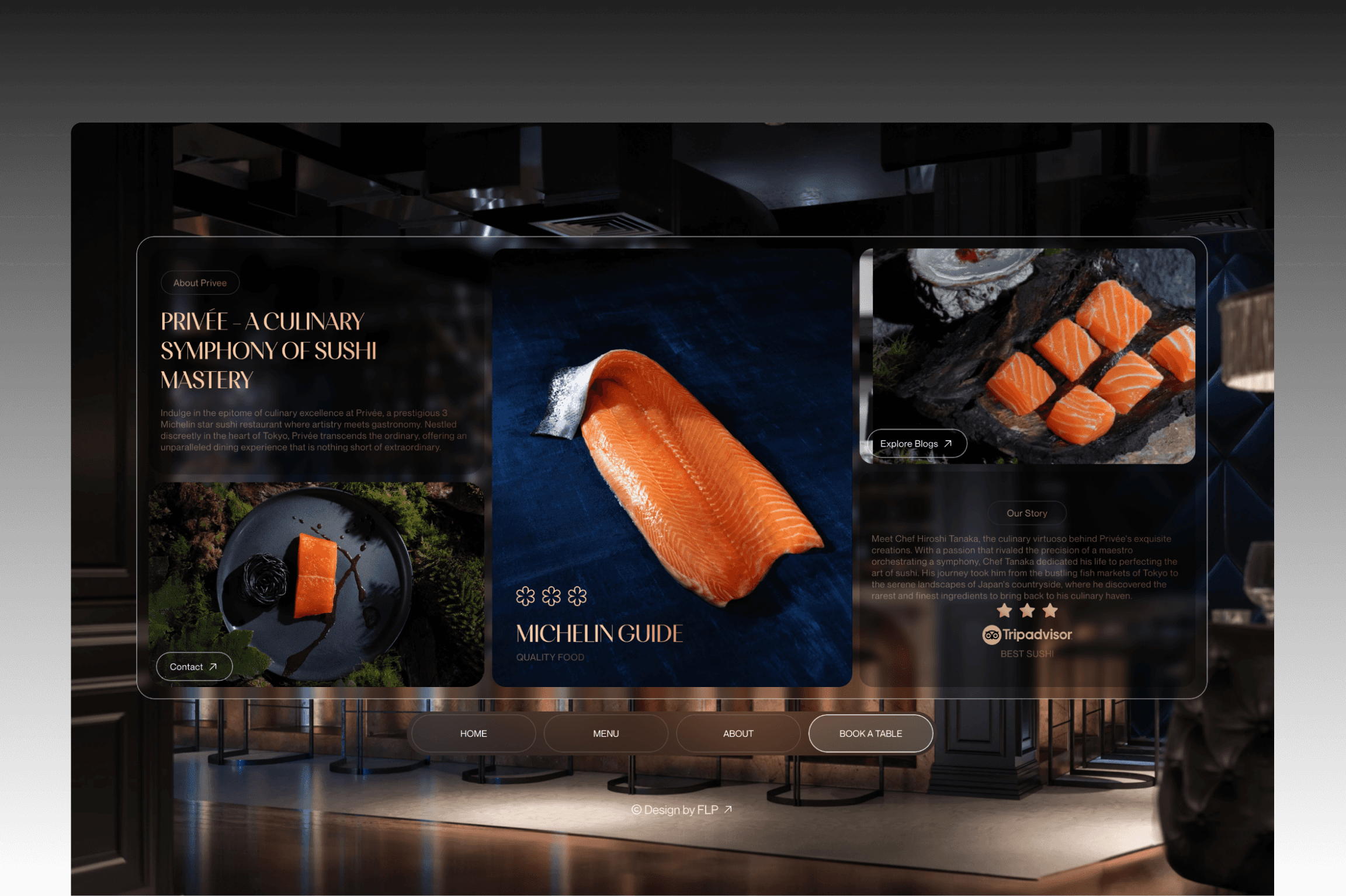 Screenshot 4 of Privee restaurant template