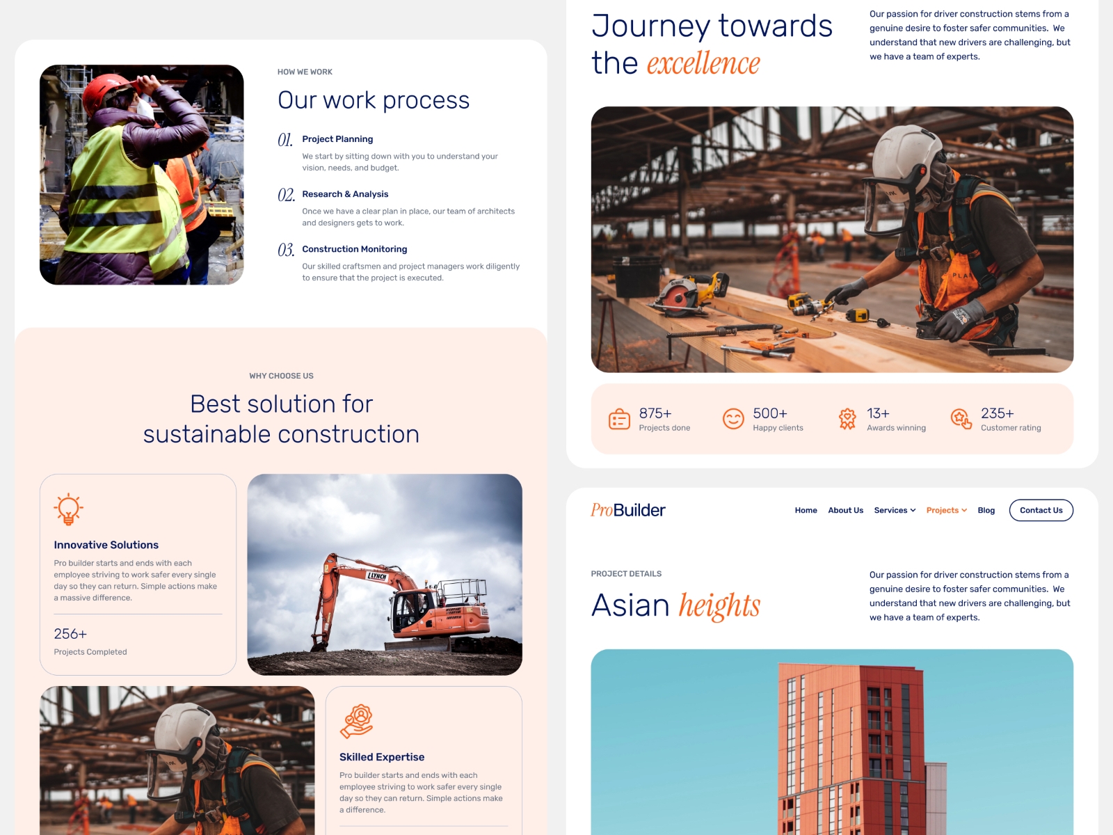 Screenshot 4 of Probuilder construction real estate template