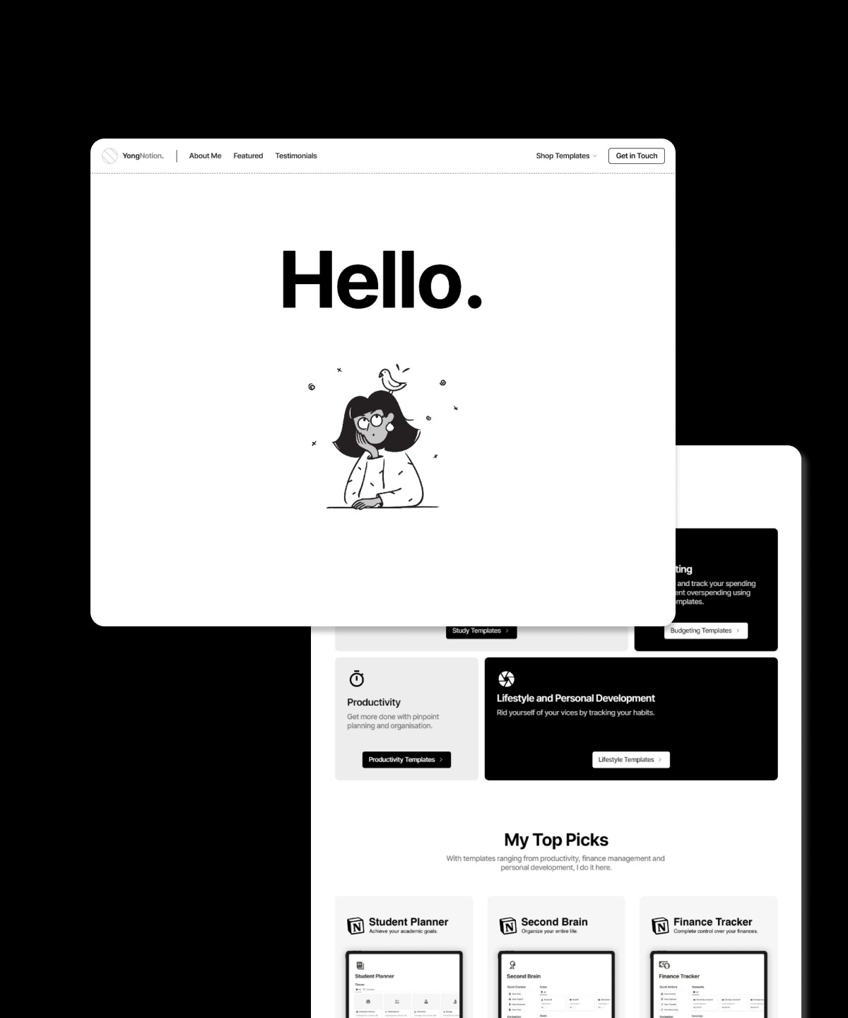 Screenshot of Protion website