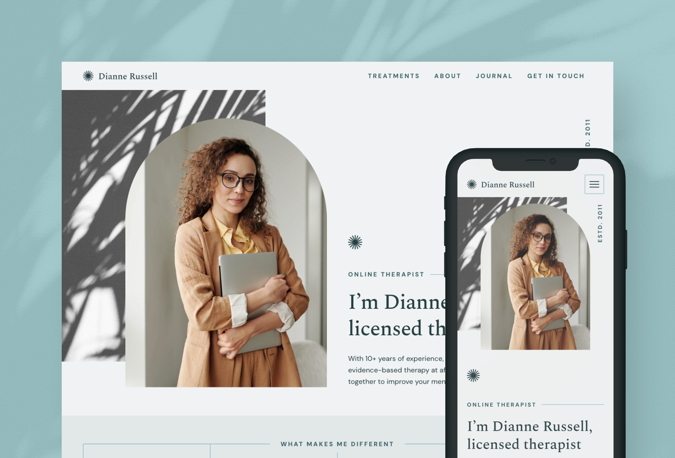 Screenshot of Psyche website