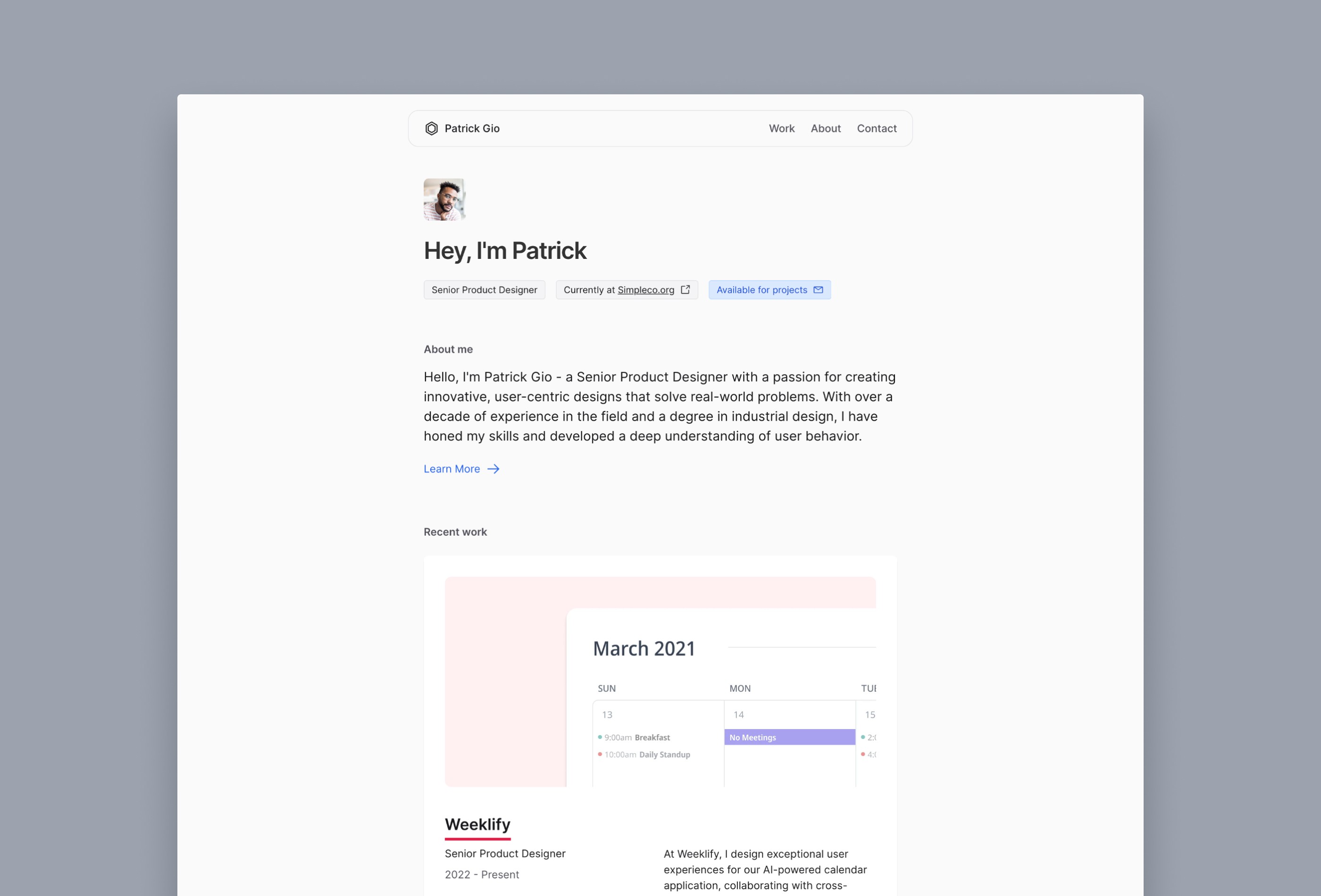 Screenshot 2 of Purefolio