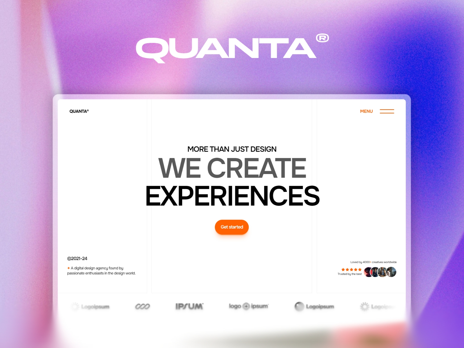 Screenshot of Quantax website