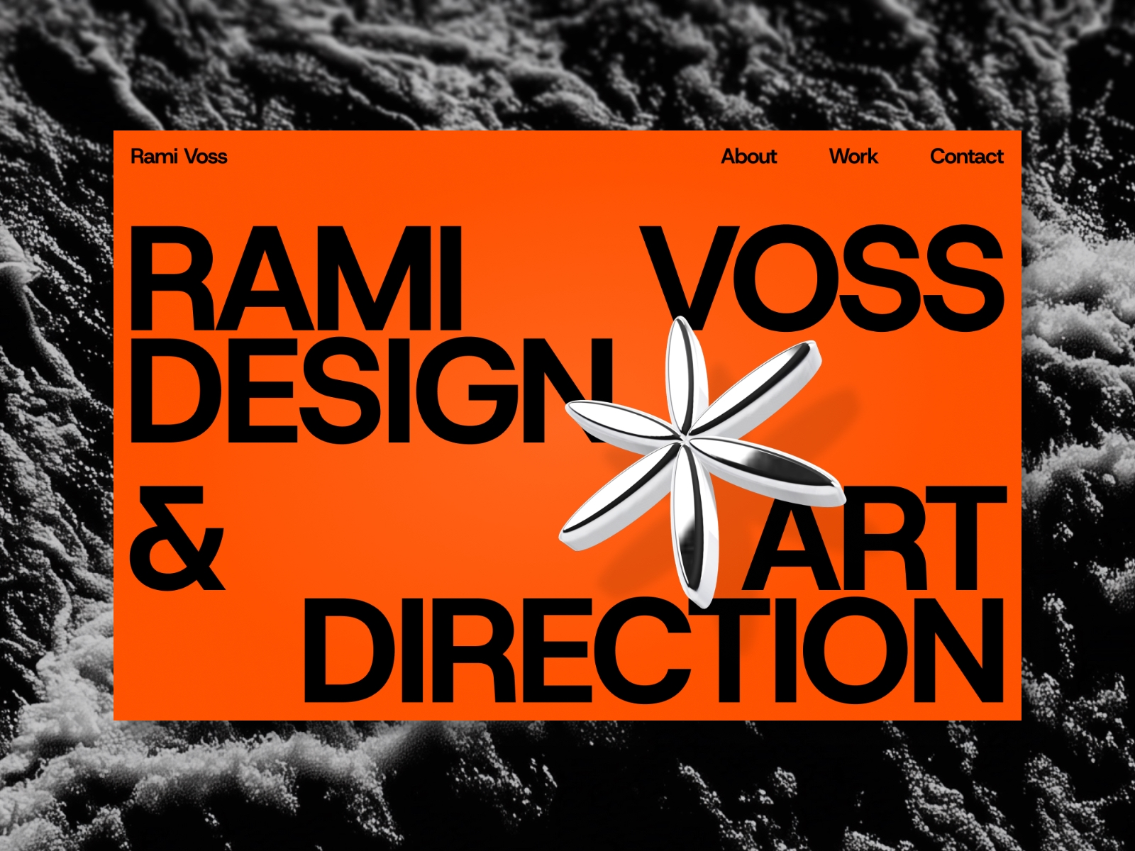 Screenshot of Rami voss website