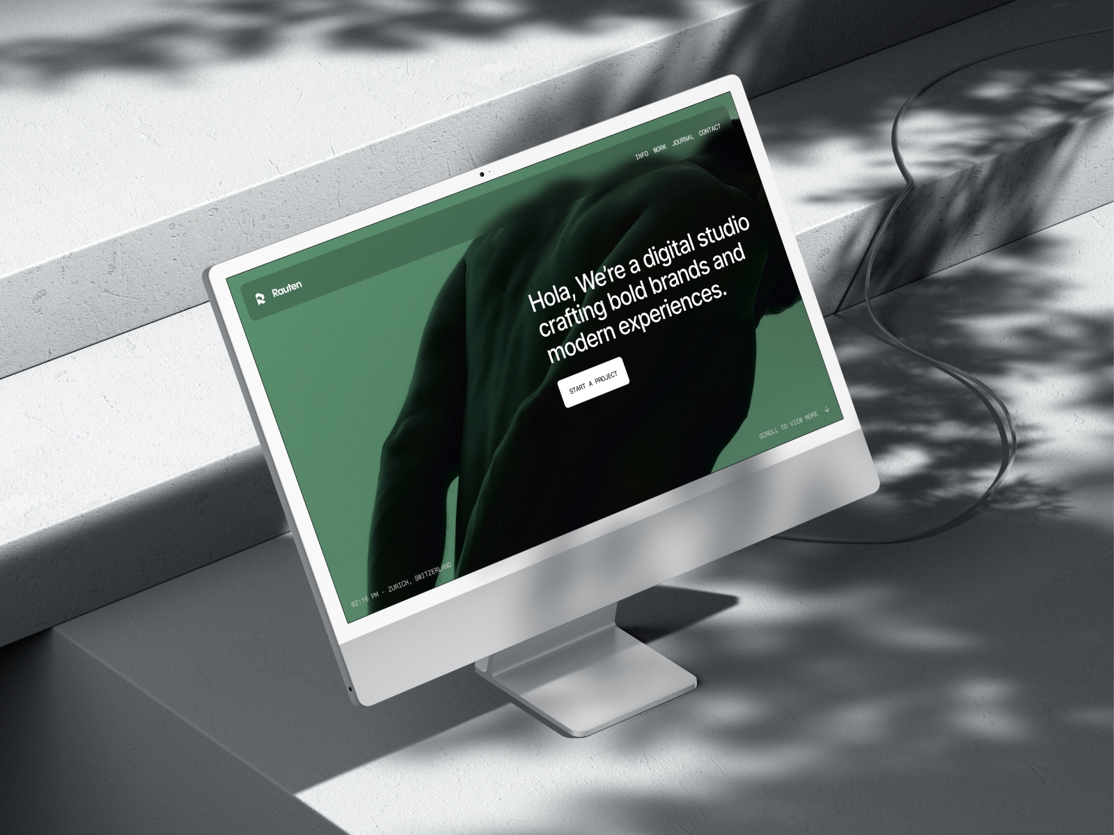 Screenshot of Rauten website