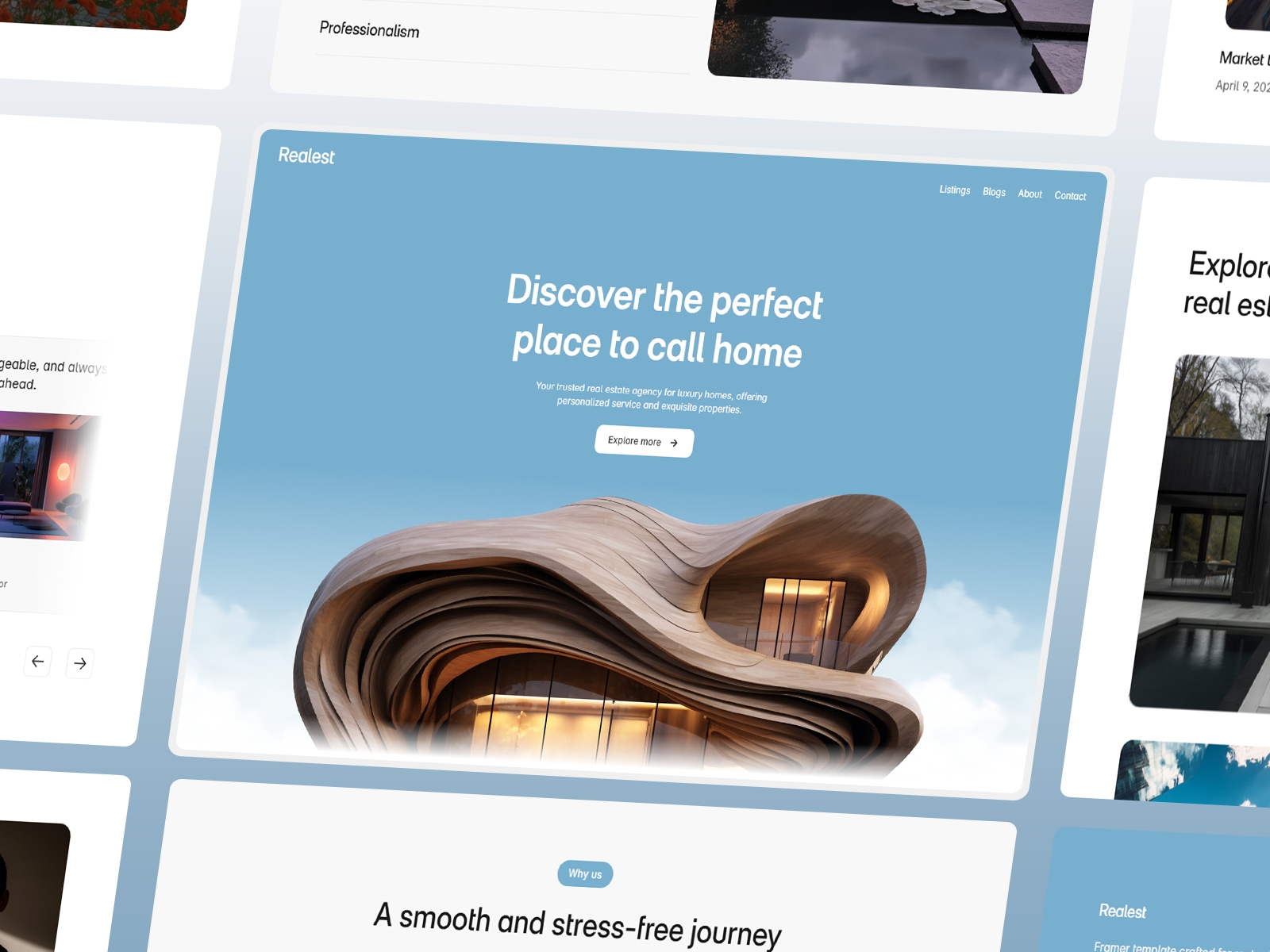 Screenshot of Realest website