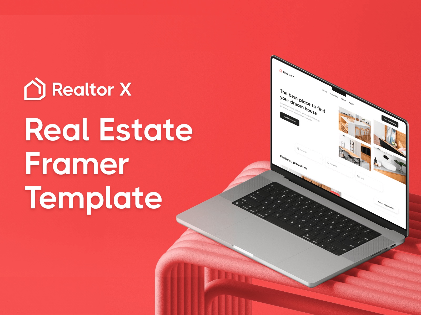 Screenshot of Realtor x website