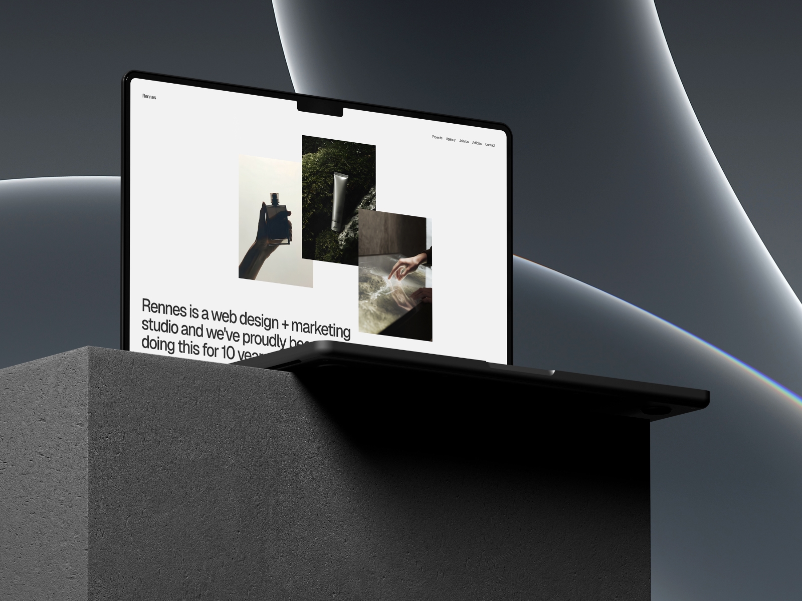 Screenshot of Rennes website