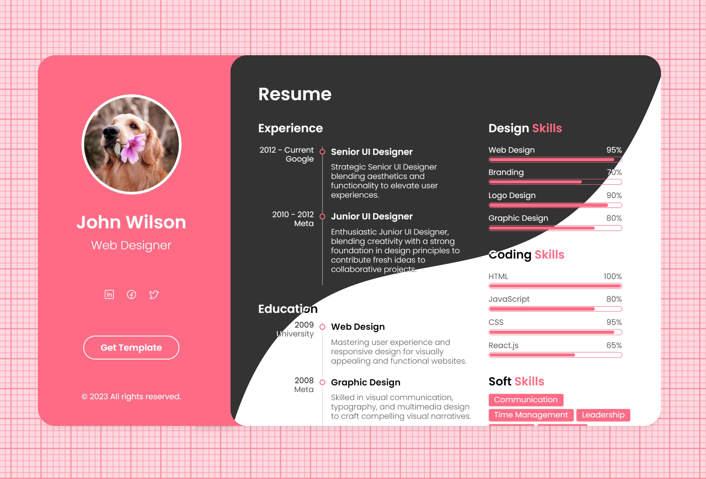 Screenshot 2 of Resumify professional resume website