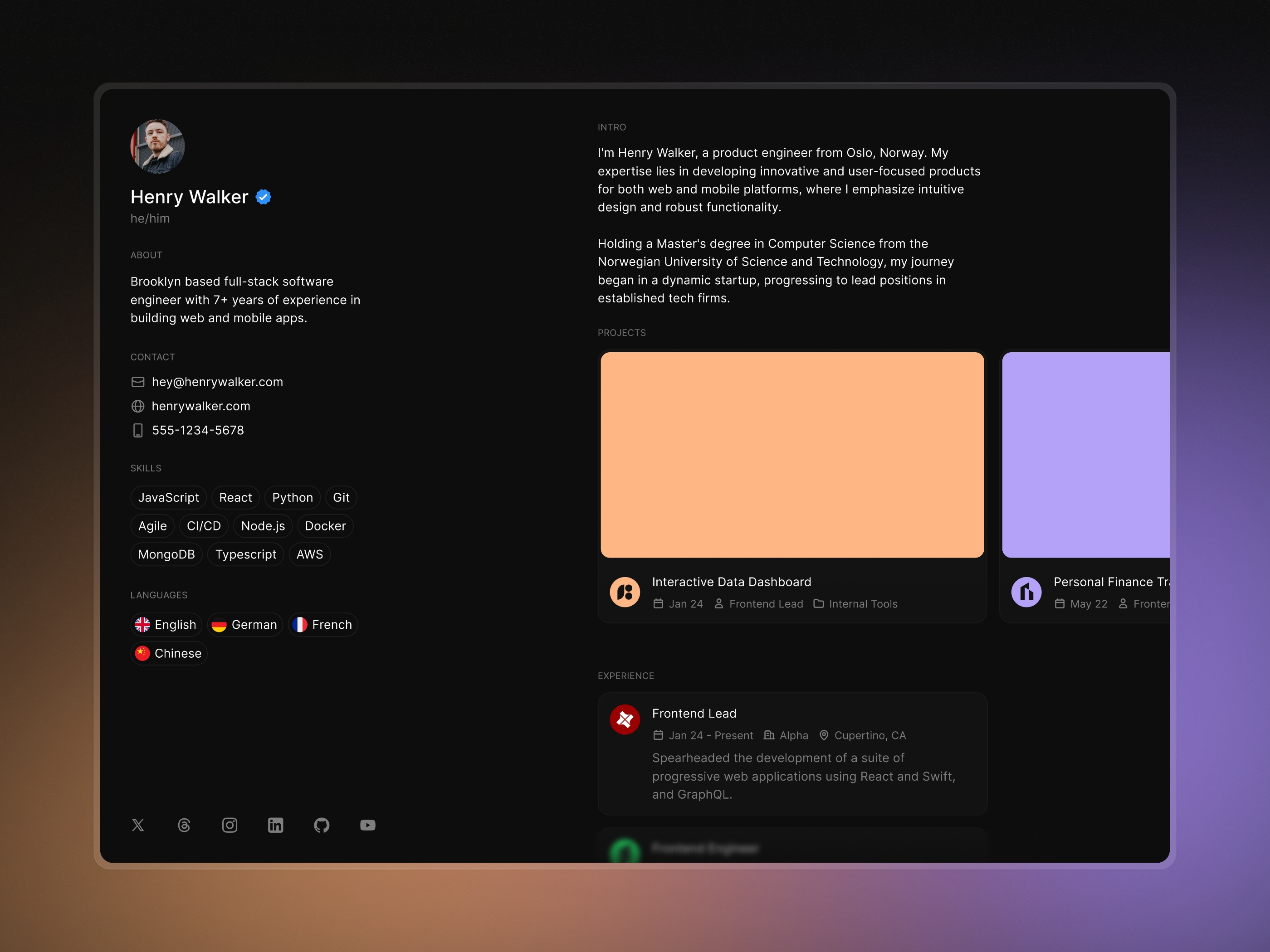 Screenshot 1 of Resumx