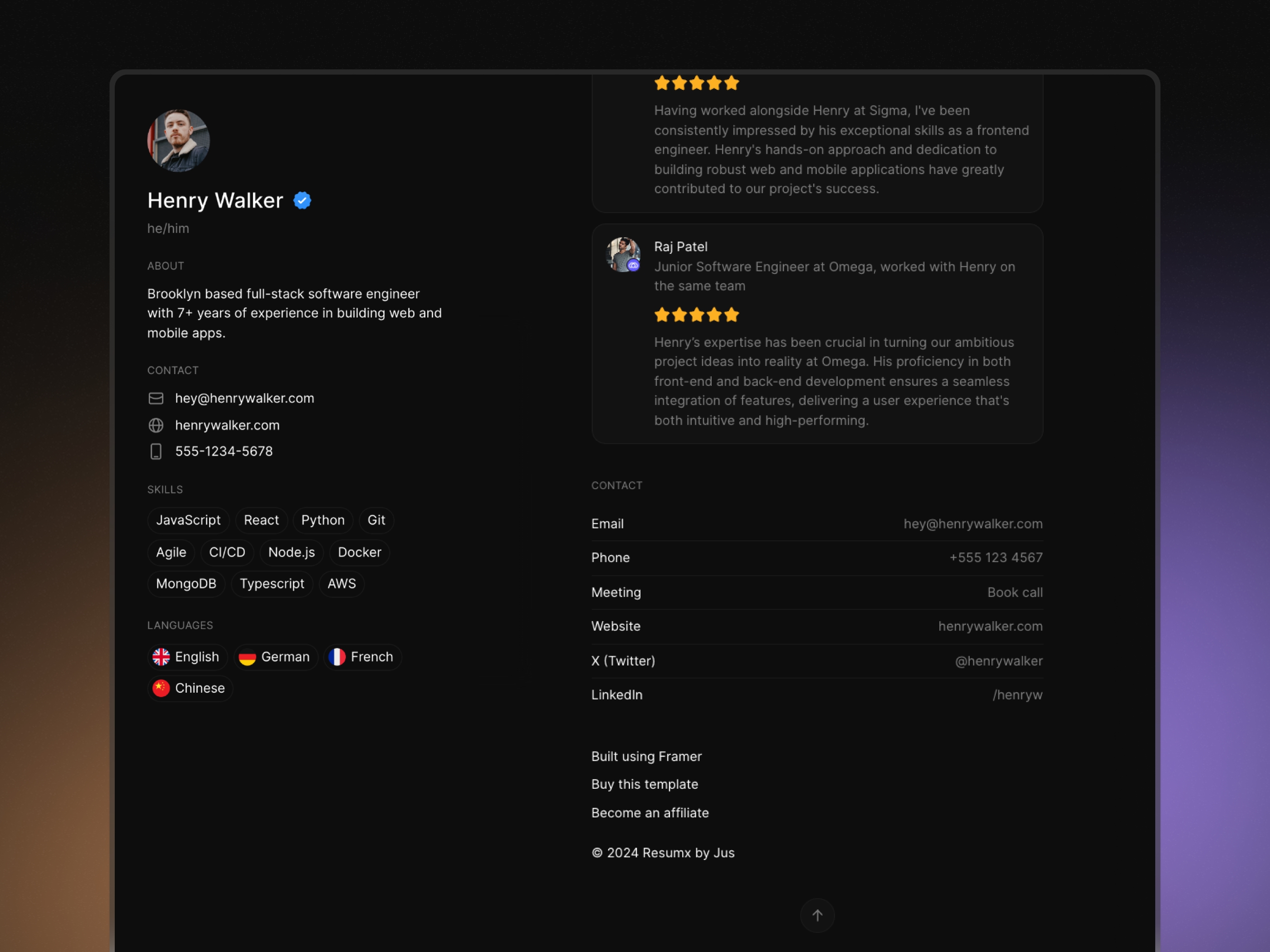 Screenshot 3 of Resumx