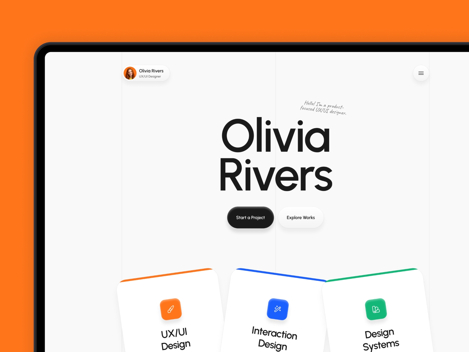 Screenshot of Rivers website