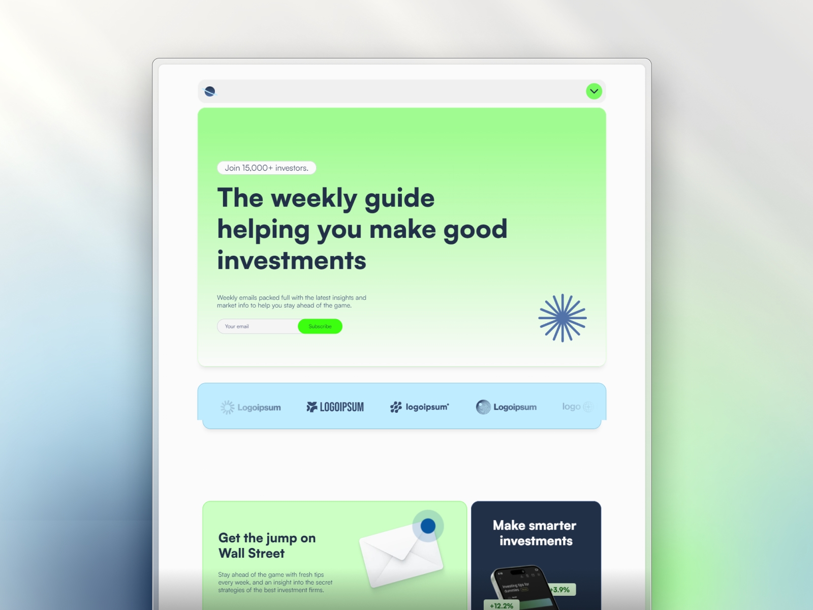 Screenshot of Rockit website