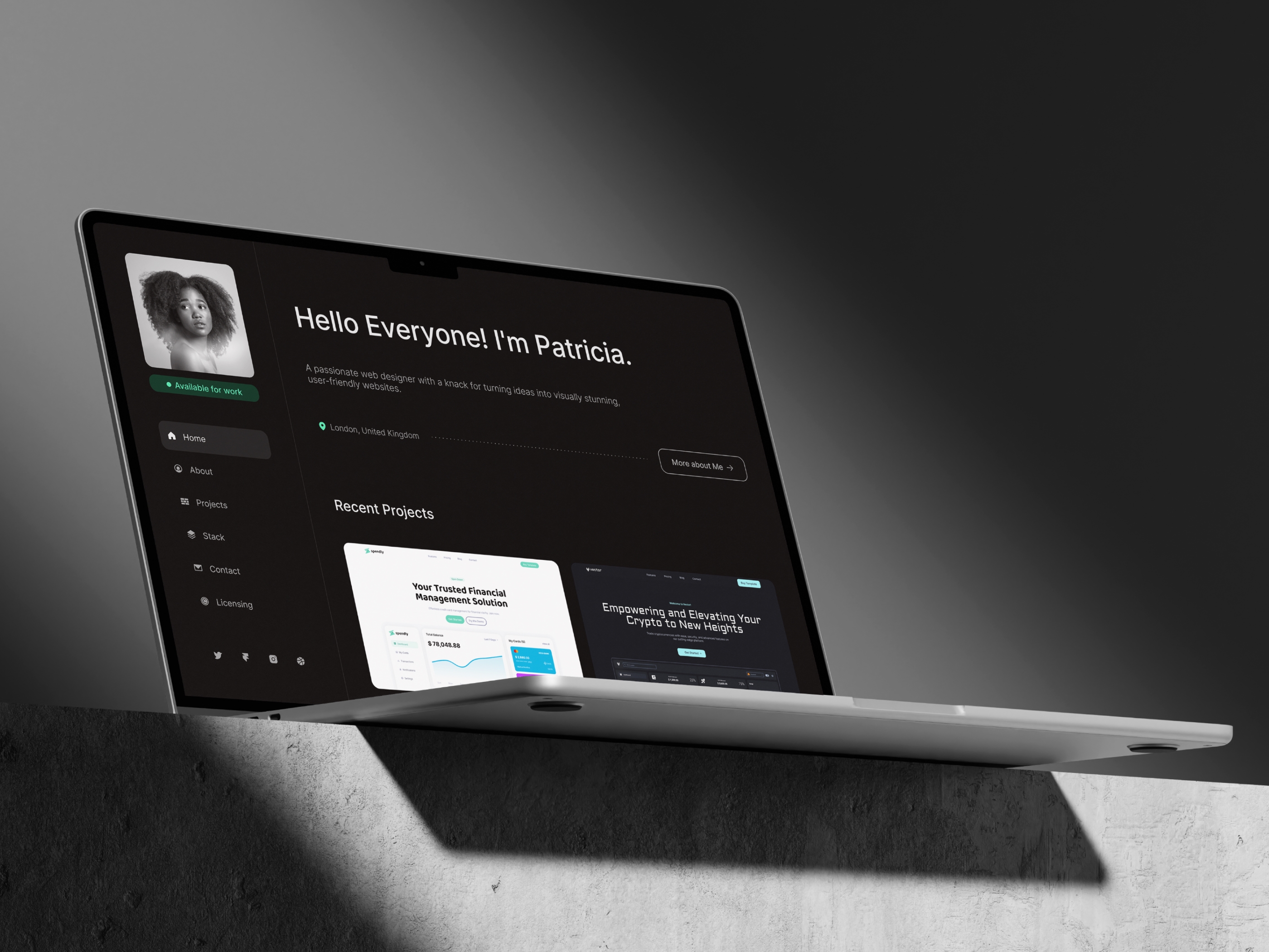 Screenshot of Roco website