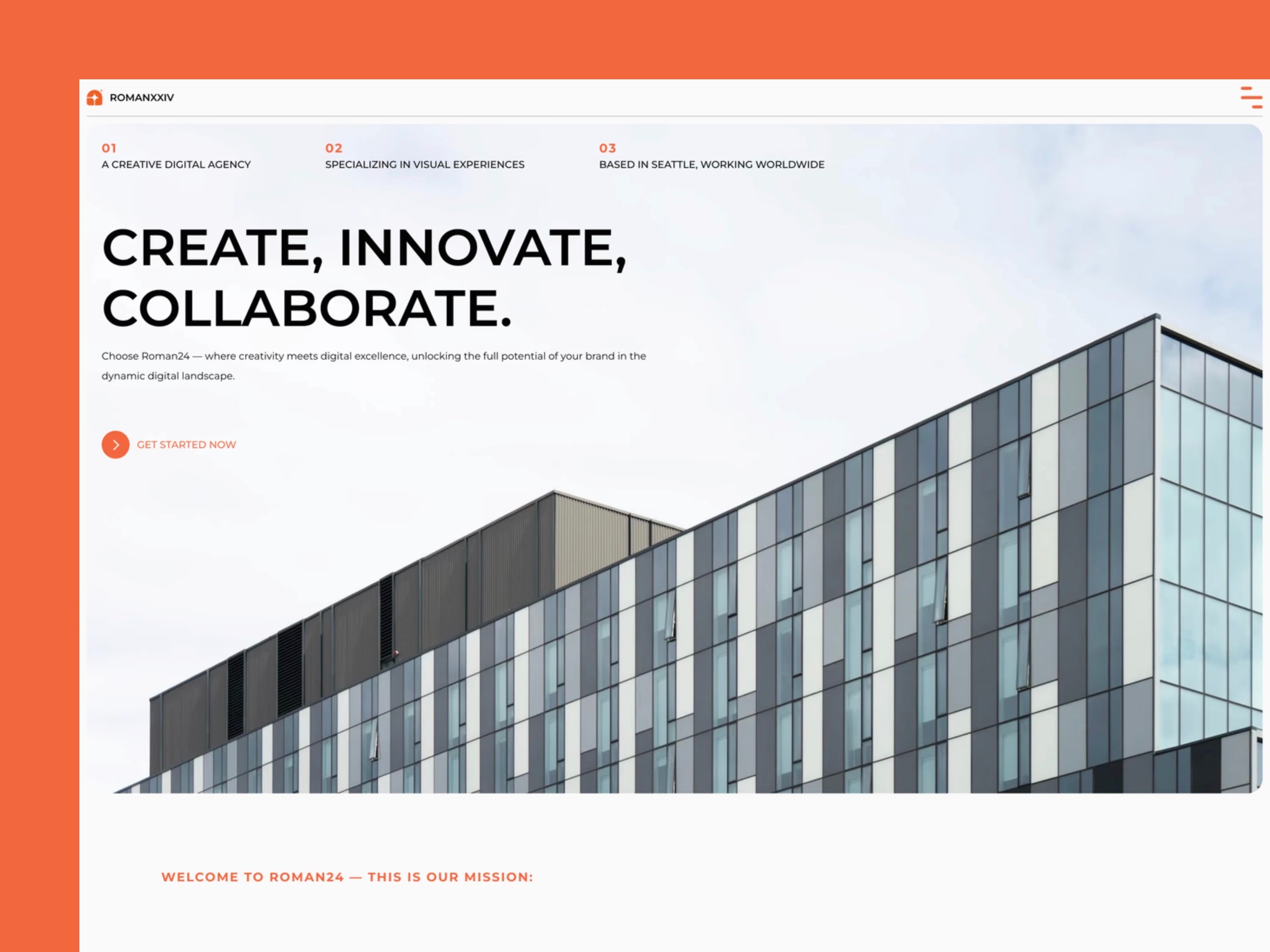 Screenshot of Roman24 website