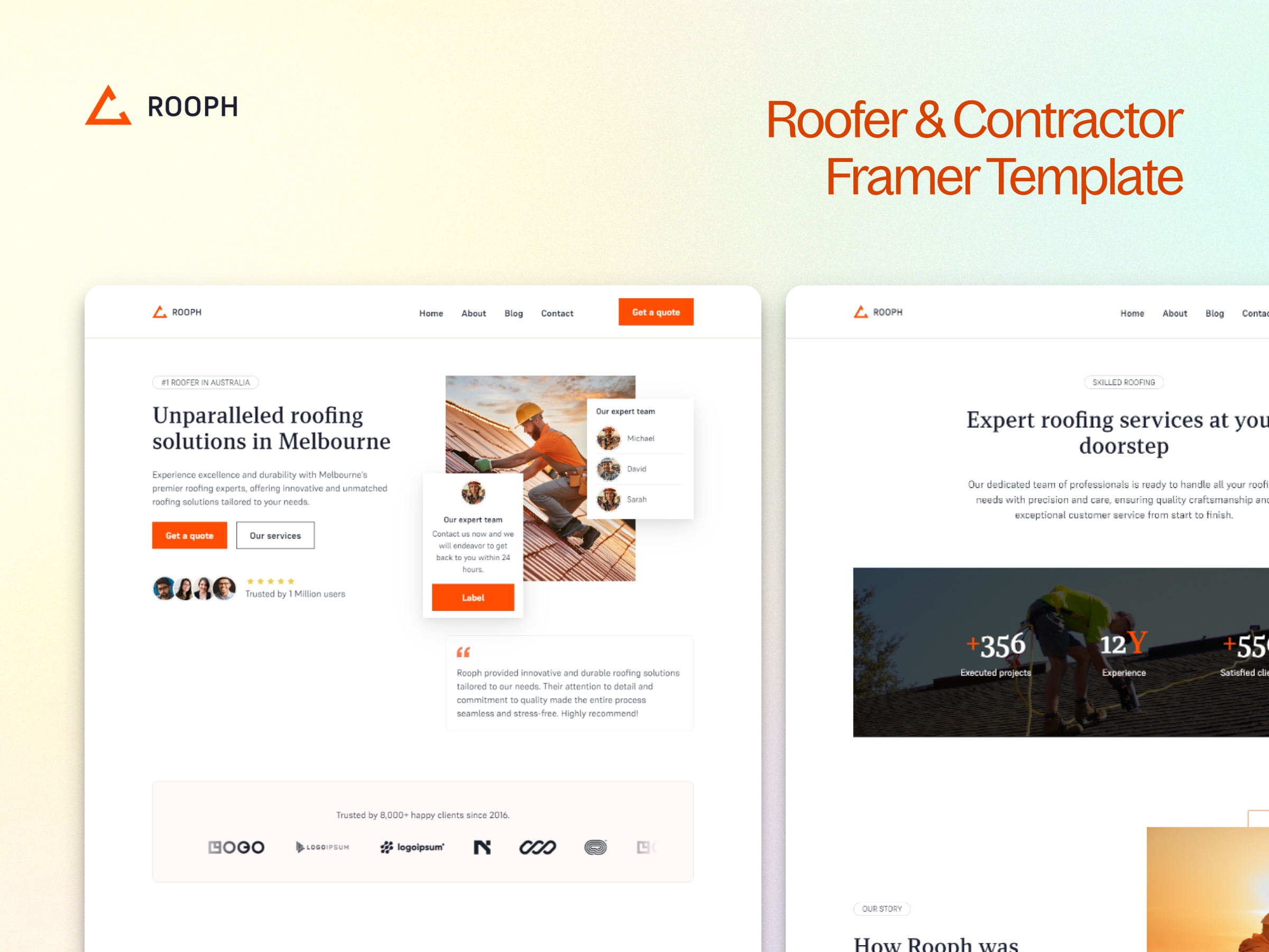 Screenshot of Rooph website