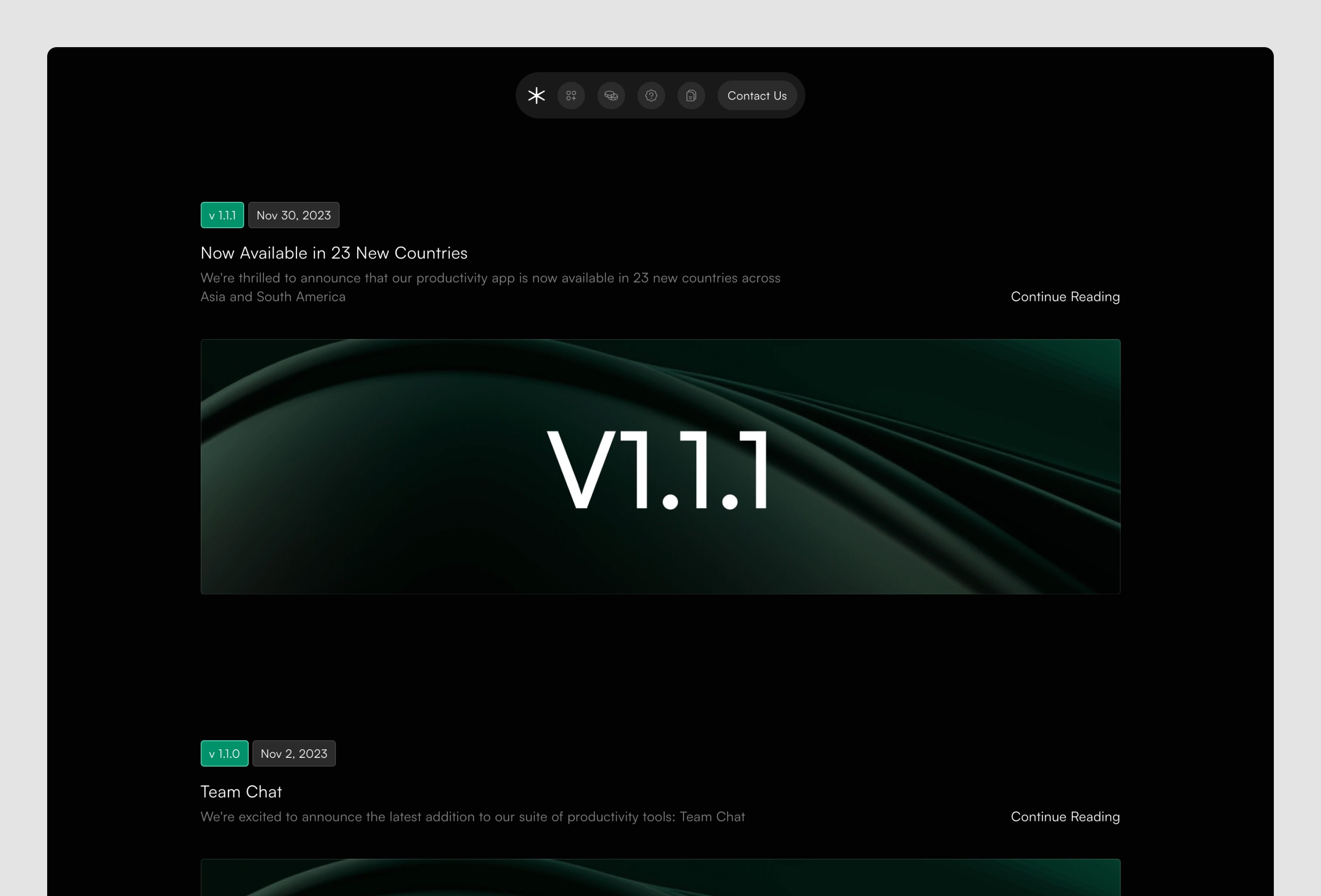 Screenshot 3 of Rush saas startup website