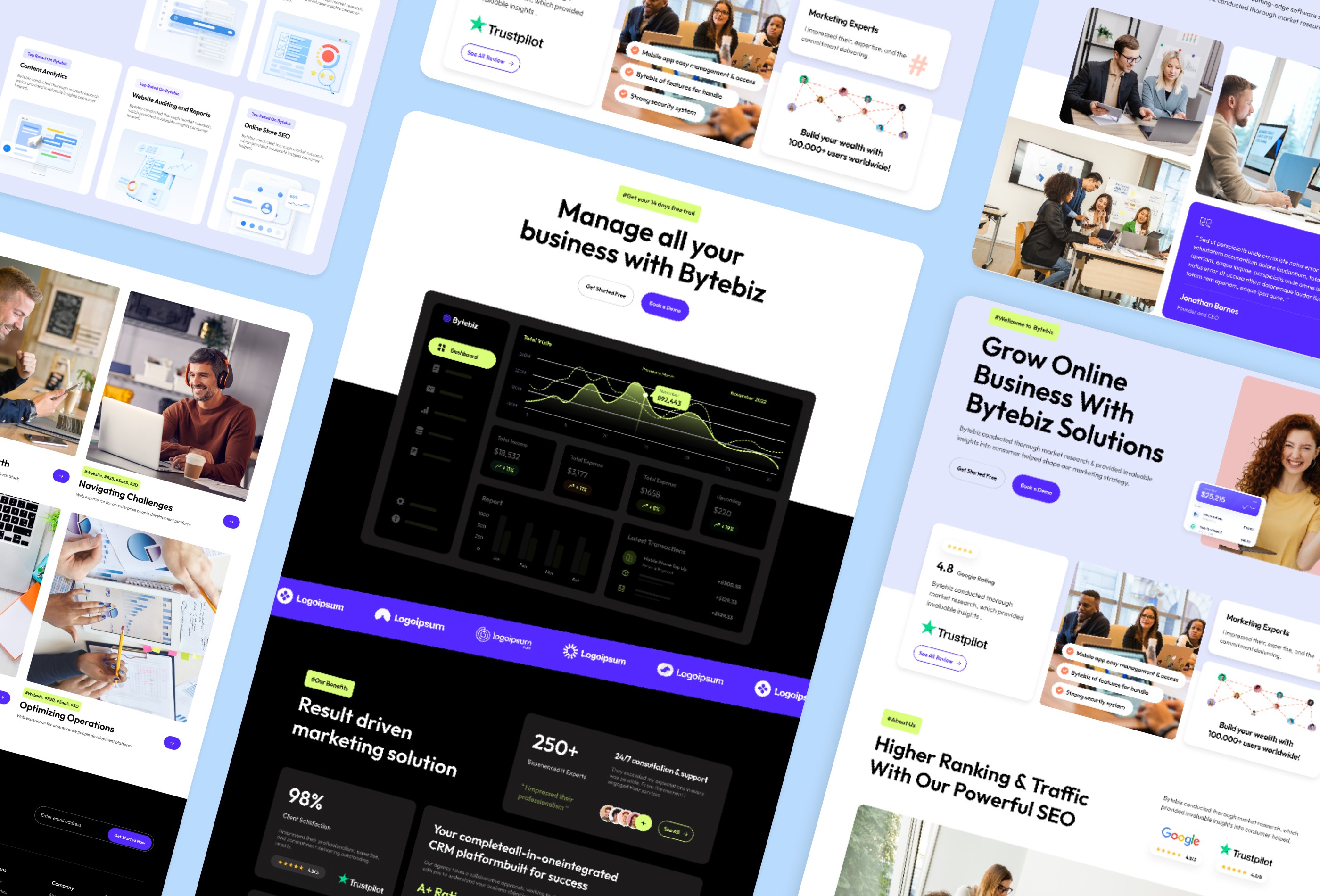Screenshot 3 of Saas startups framer template