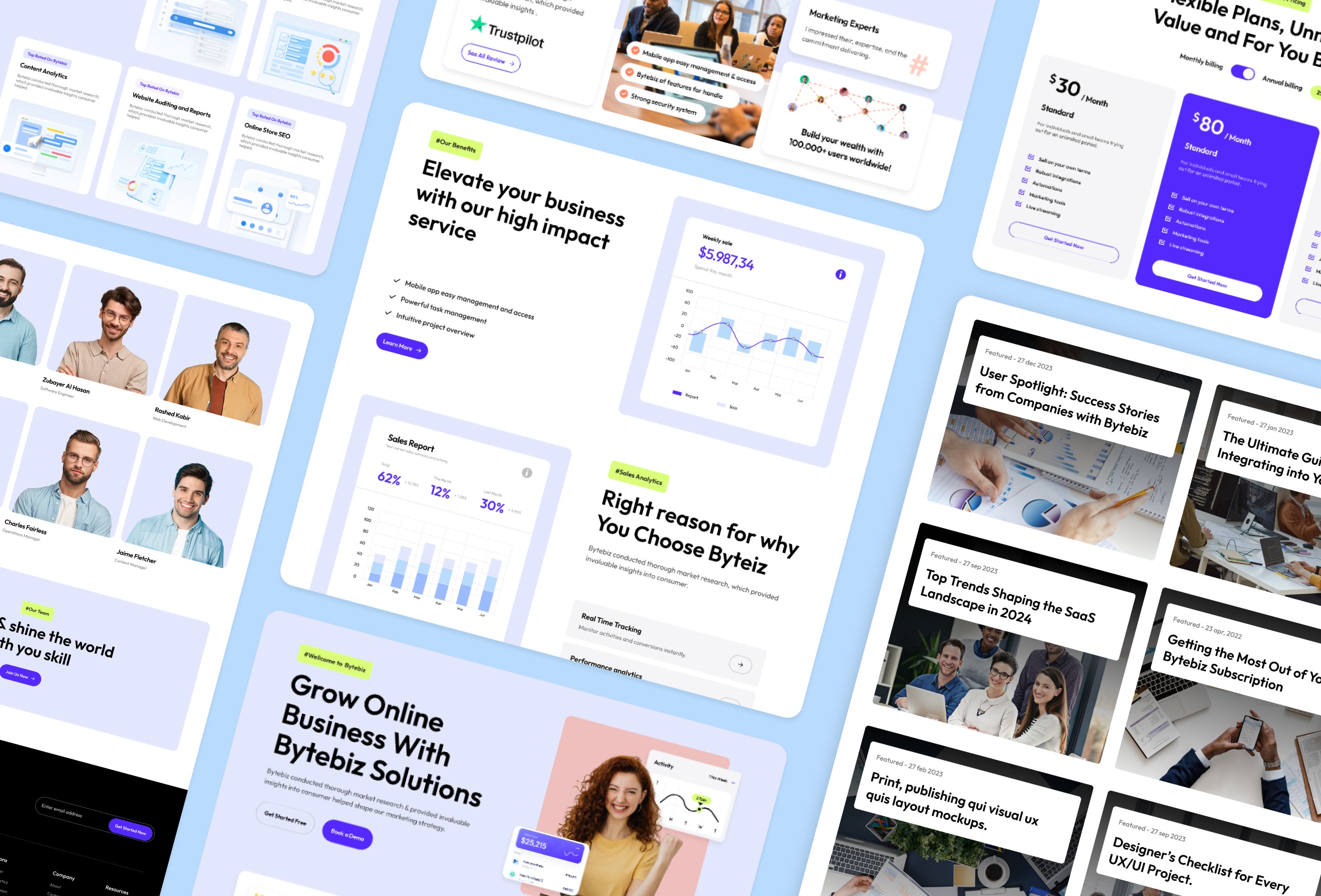 Screenshot 4 of Saas startups framer template