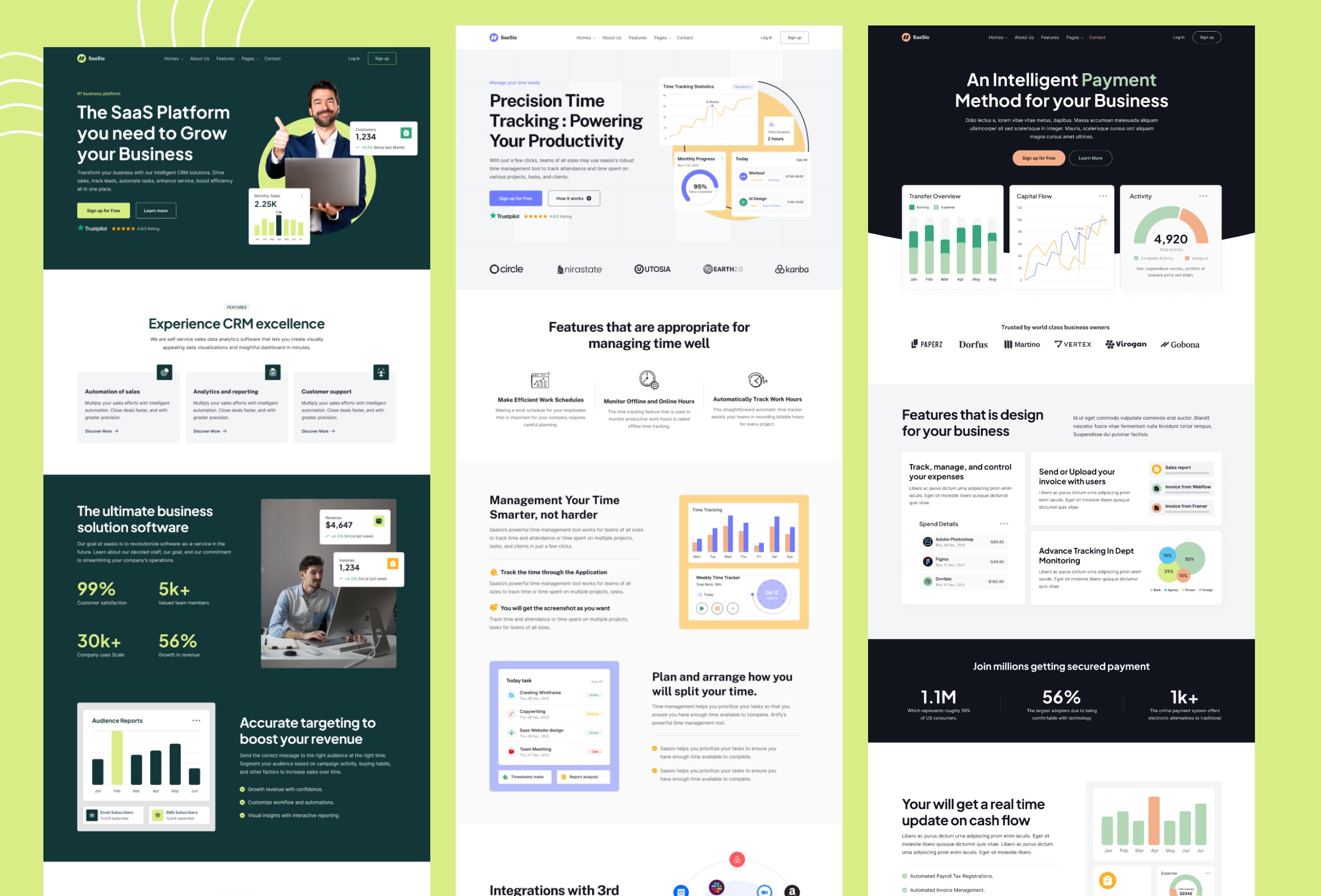 Screenshot 3 of Saasio multipurpose saas website template