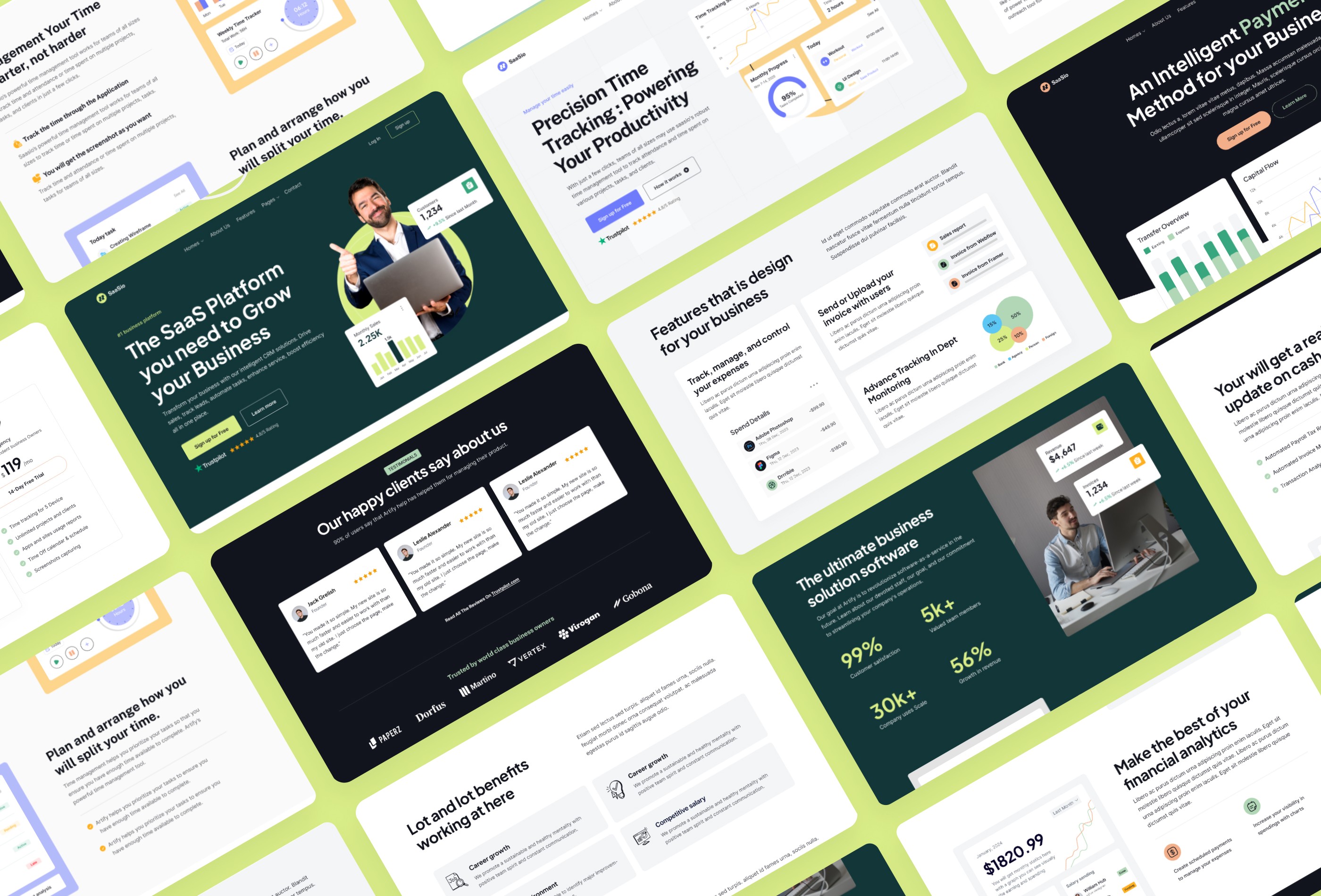 Screenshot 4 of Saasio multipurpose saas website template
