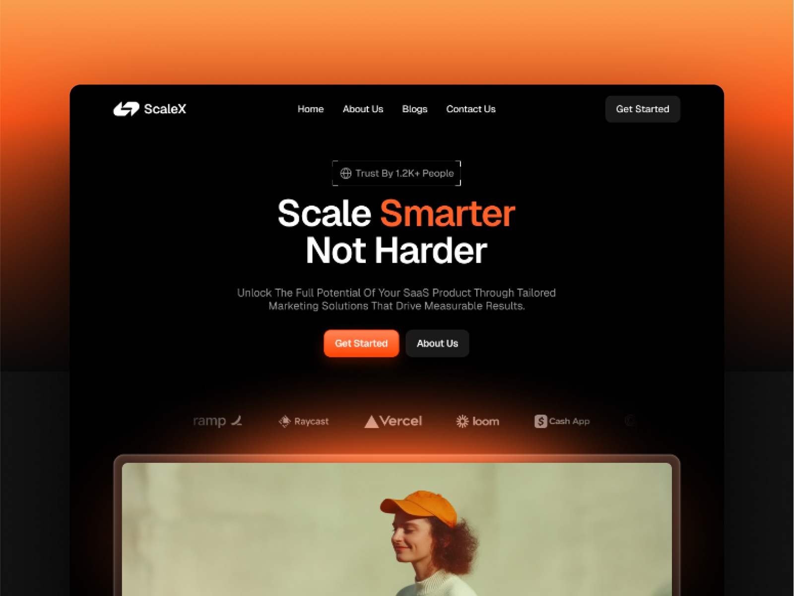 Screenshot of Scalex website