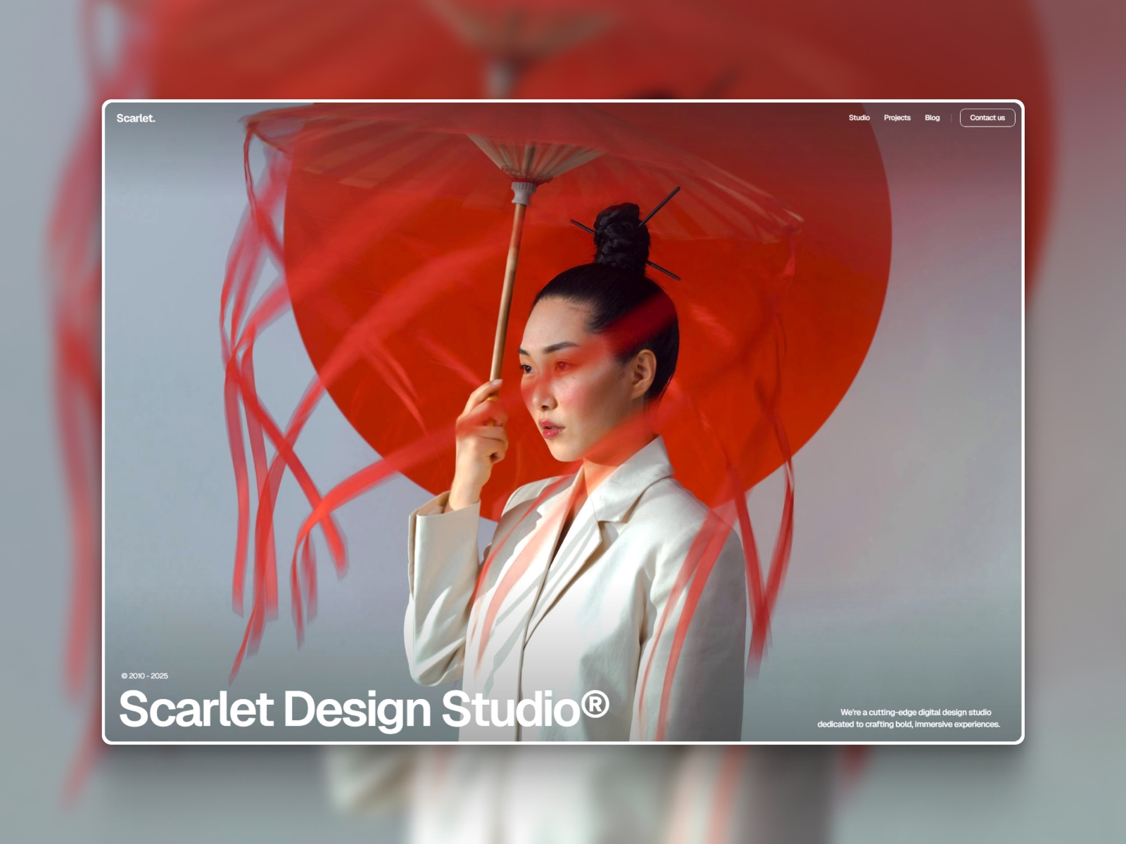 Screenshot of Scarlet website