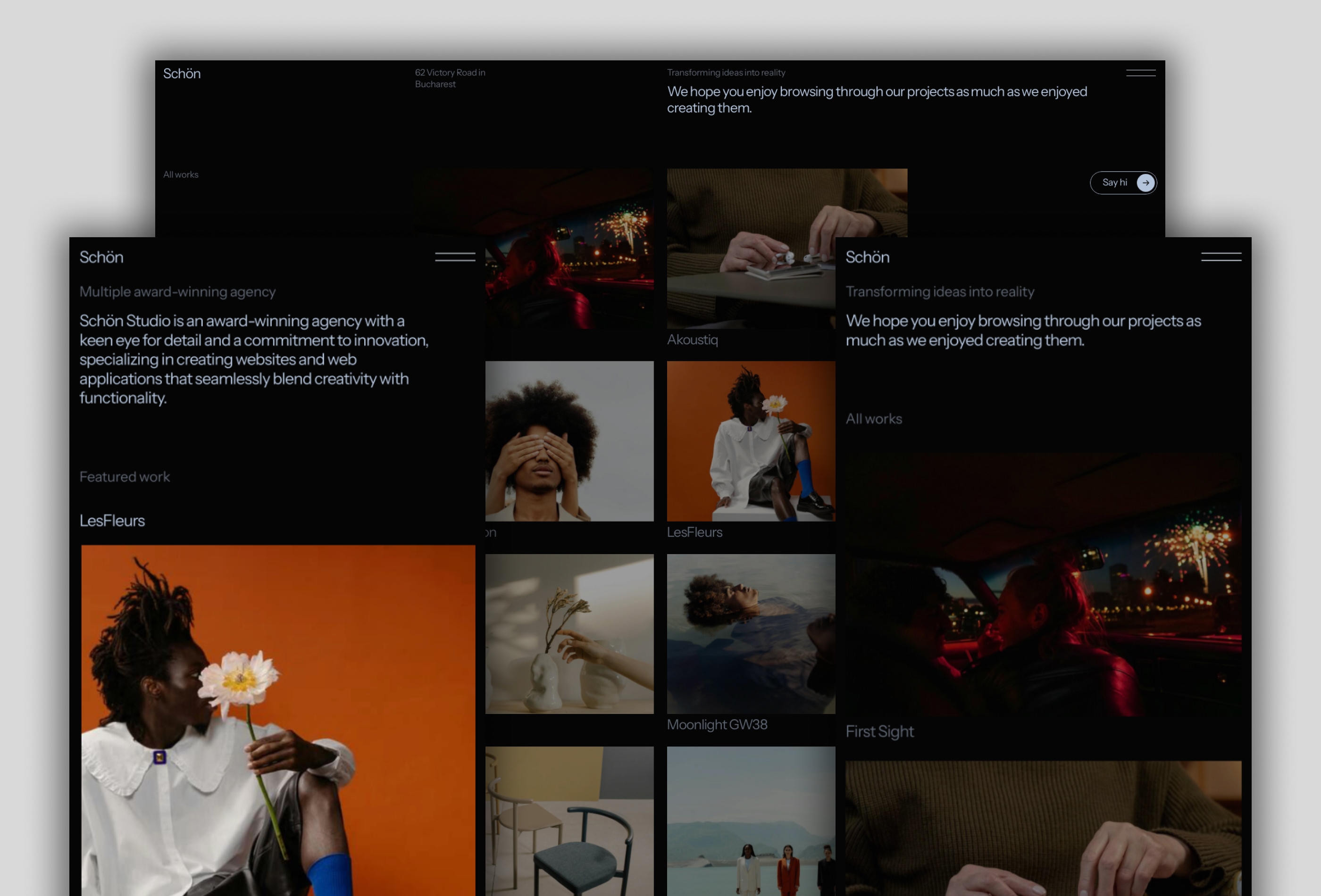 Screenshot 3 of Schon creative portfolio template
