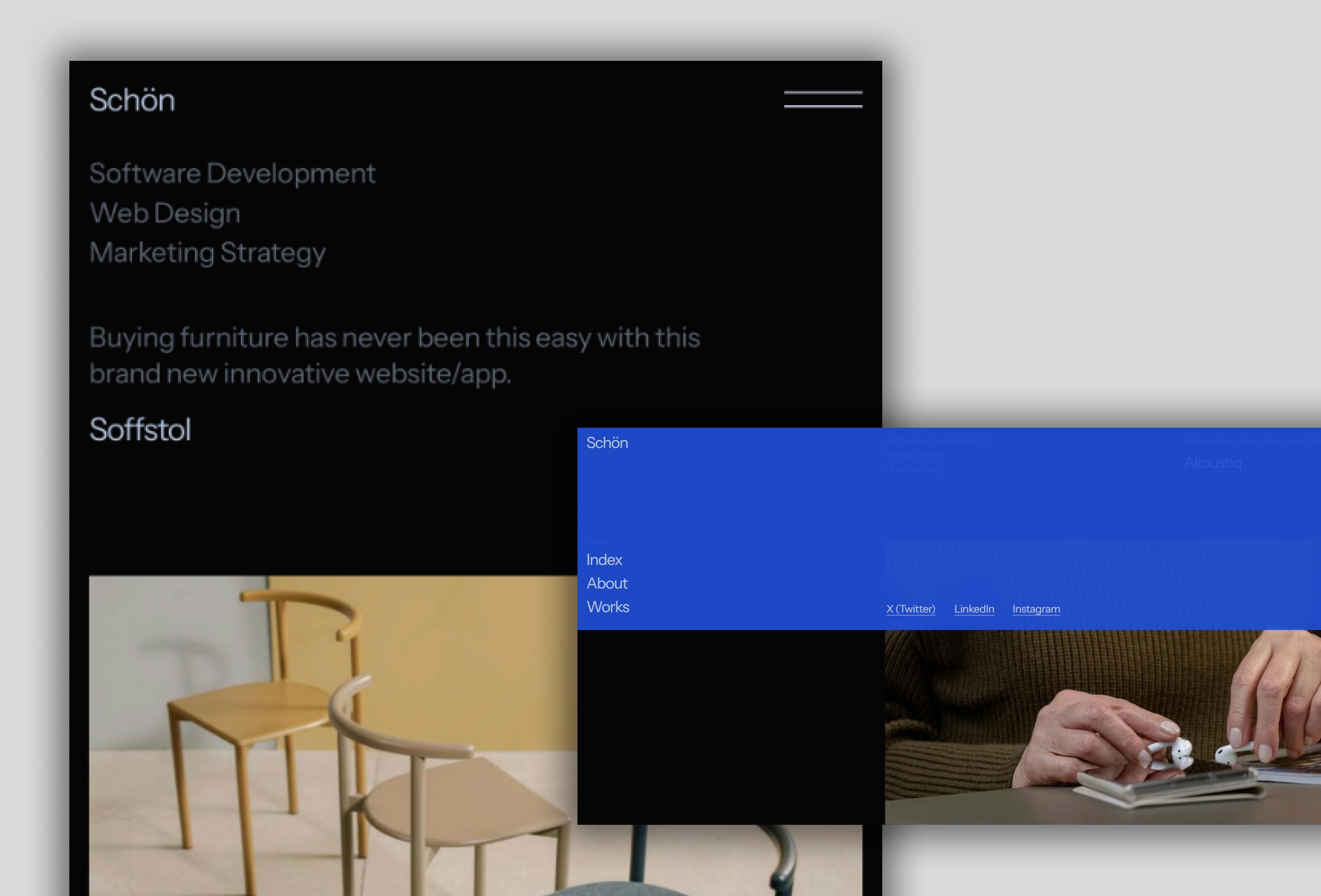 Screenshot 4 of Schon creative portfolio template