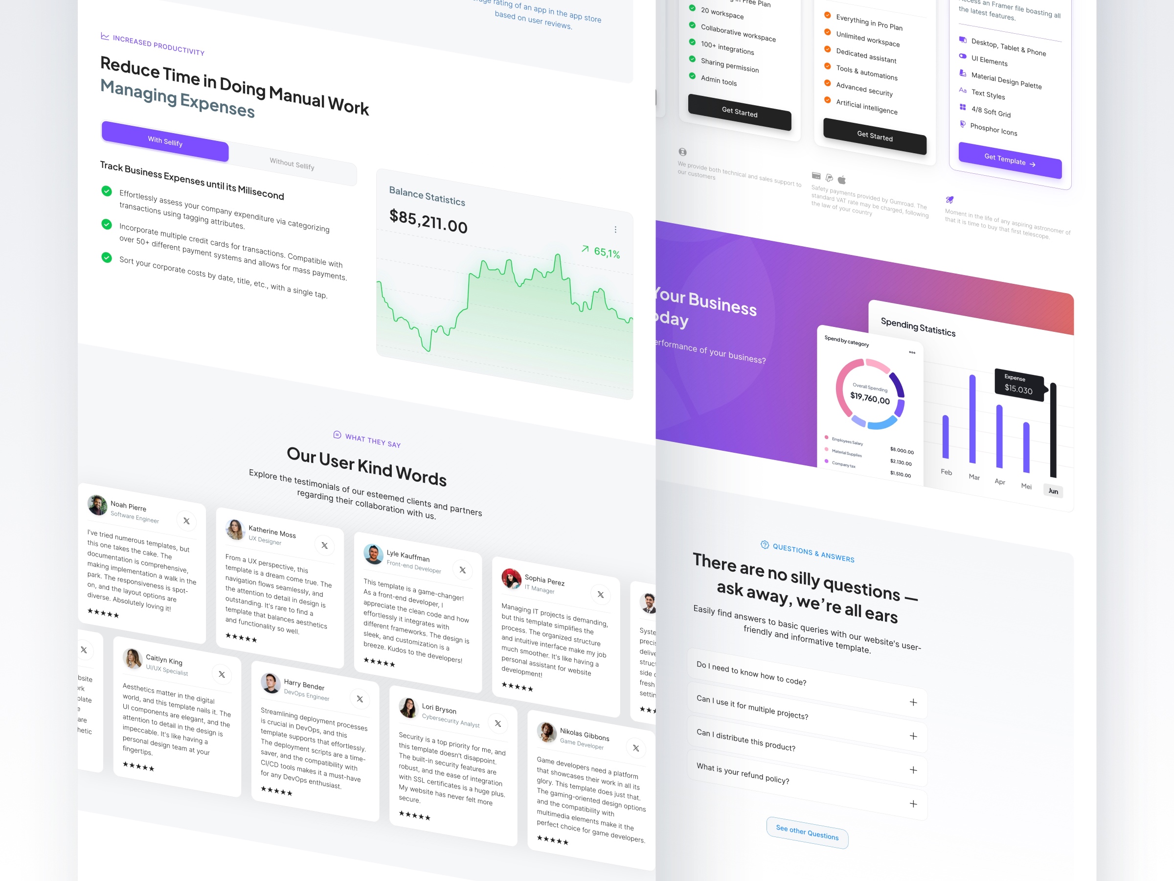 Screenshot 3 of Sellify powerful saas landing page