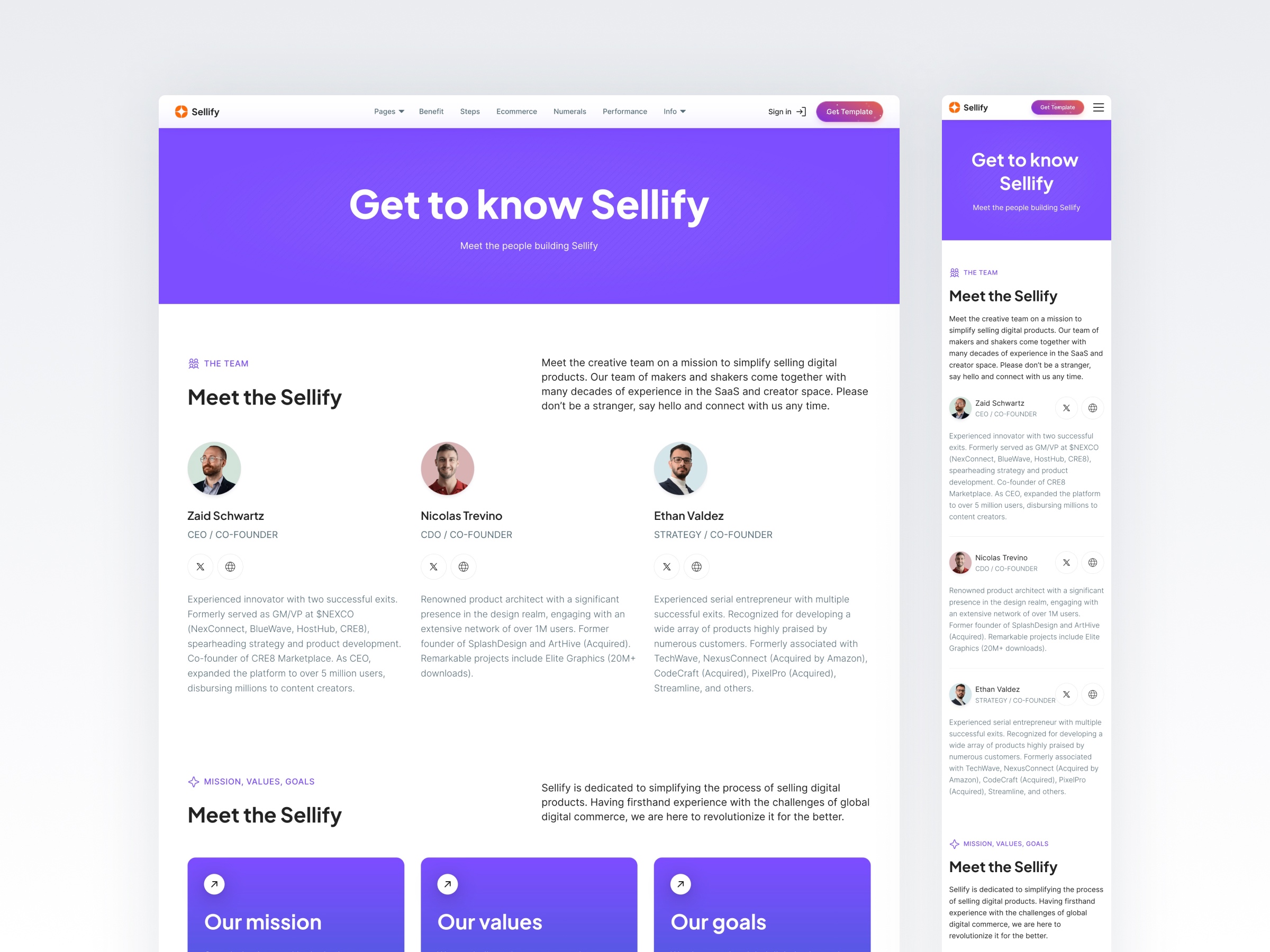 Screenshot 4 of Sellify powerful saas landing page