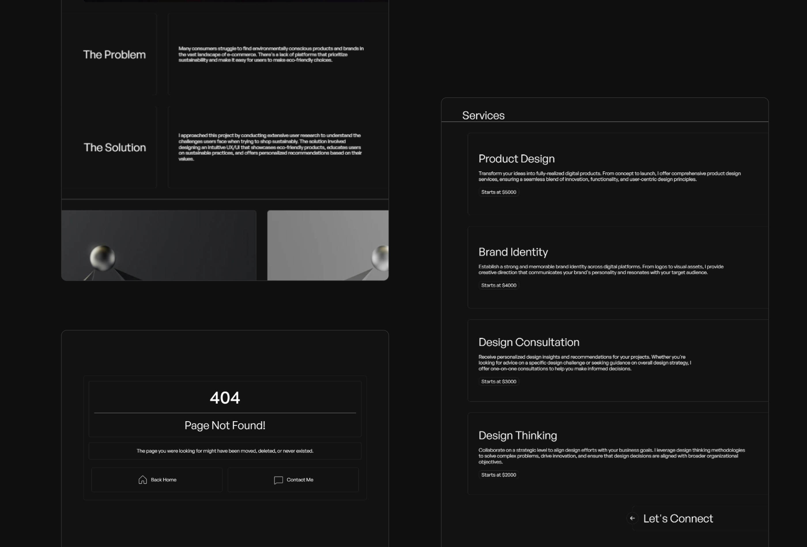 Screenshot 4 of Shade designer portfolio template