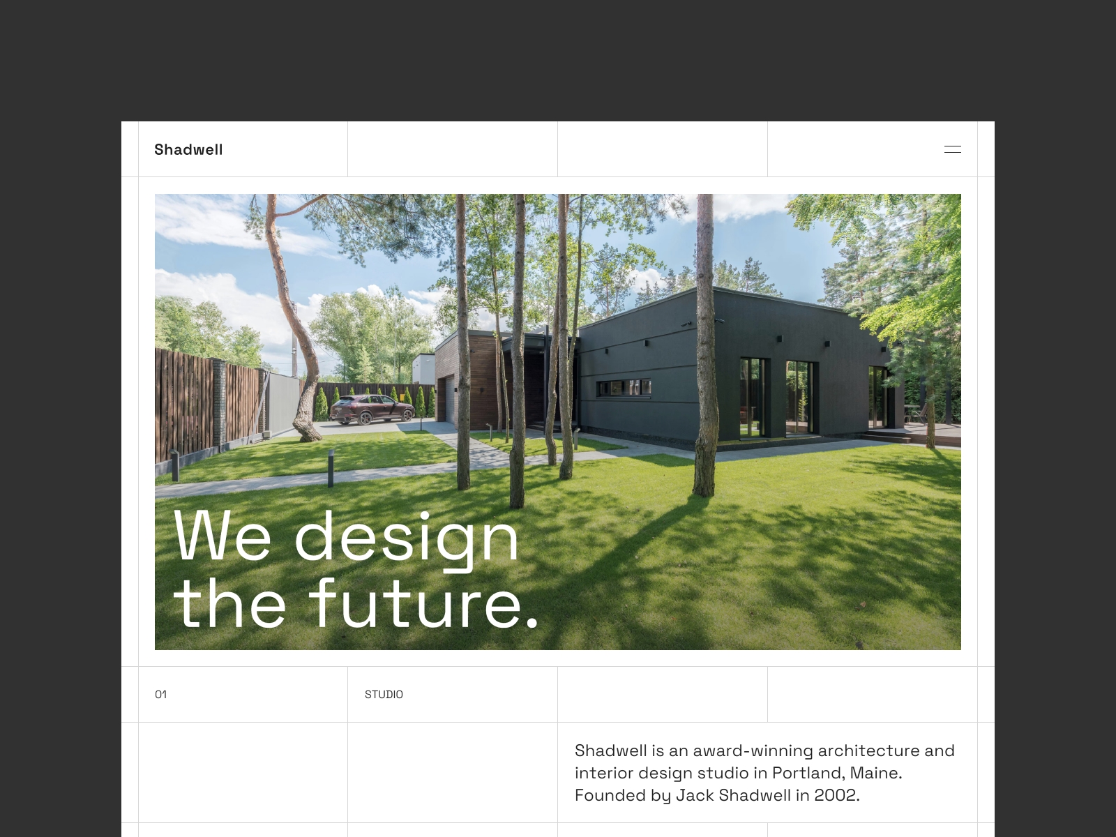 Screenshot of Shadwell website