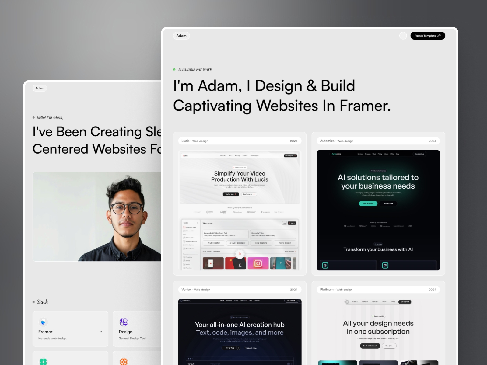 Screenshot of Shiro website