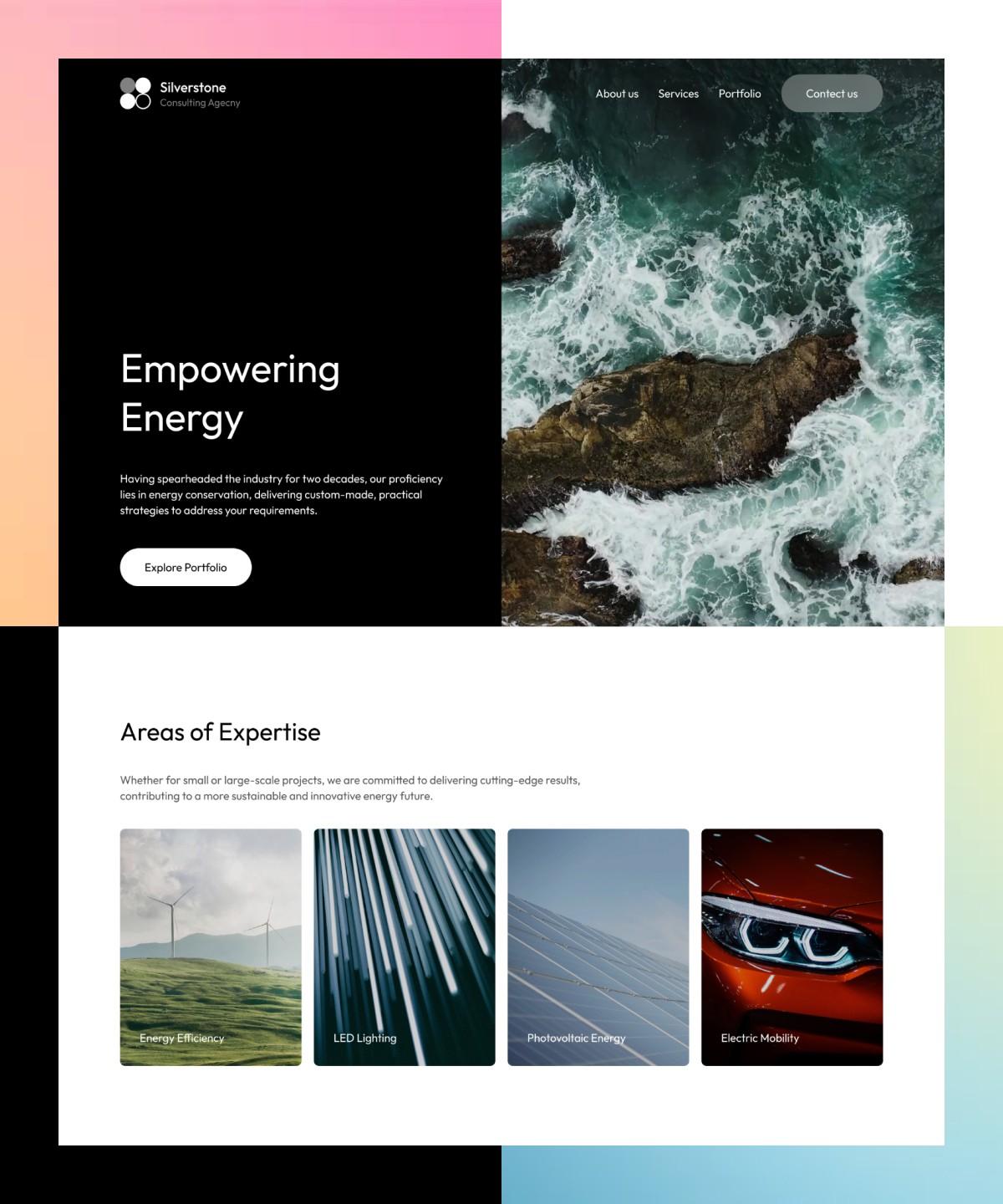 Screenshot of Silverstone website