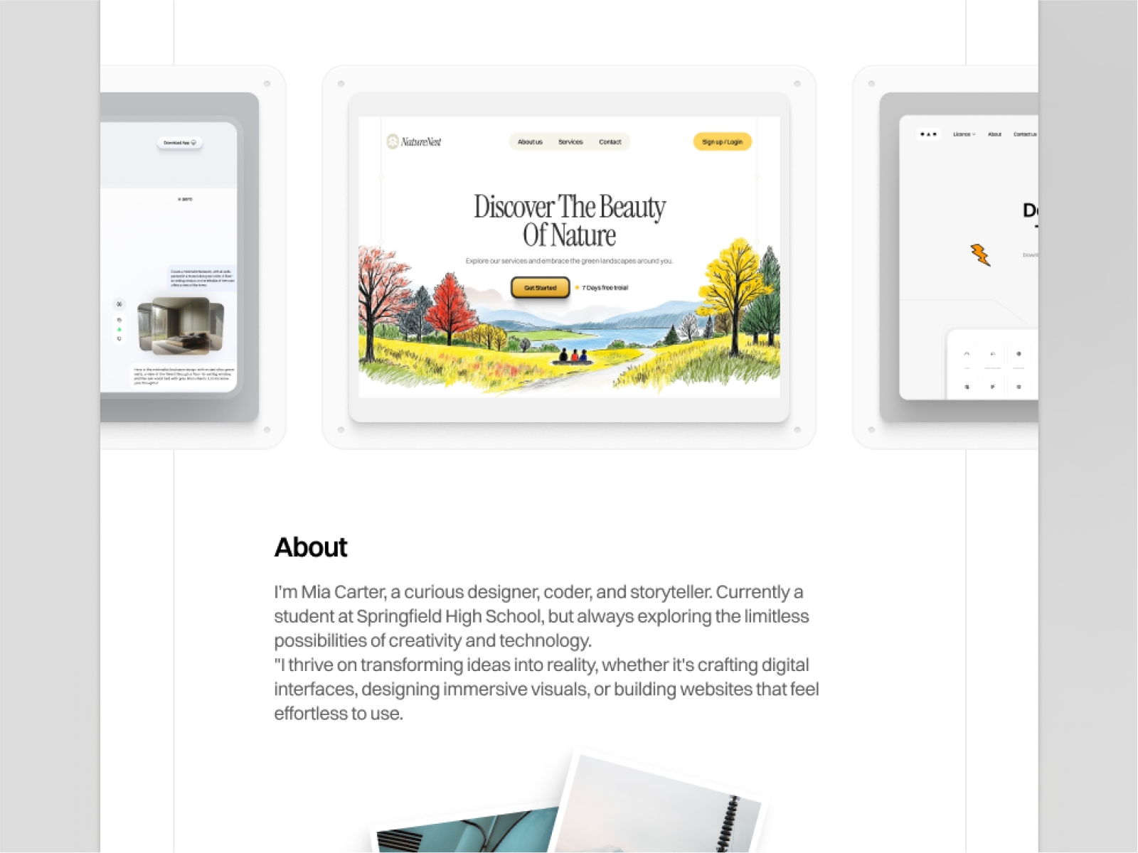 Screenshot 2 of Simplfolio