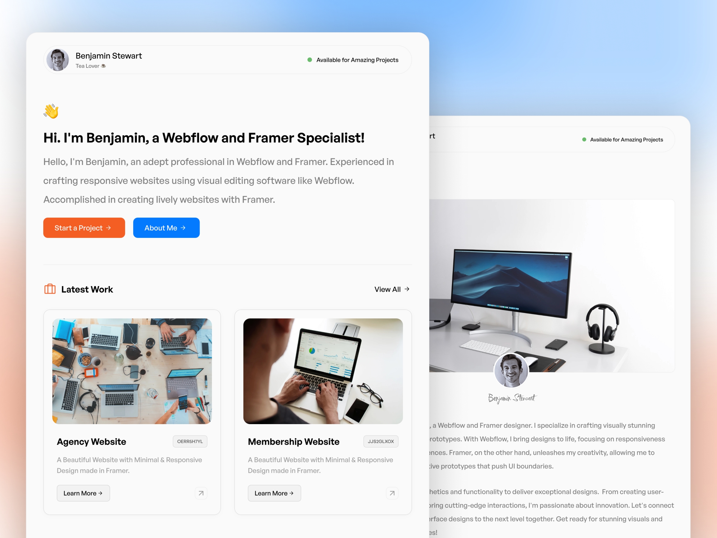 Screenshot 3 of Sleekfolio