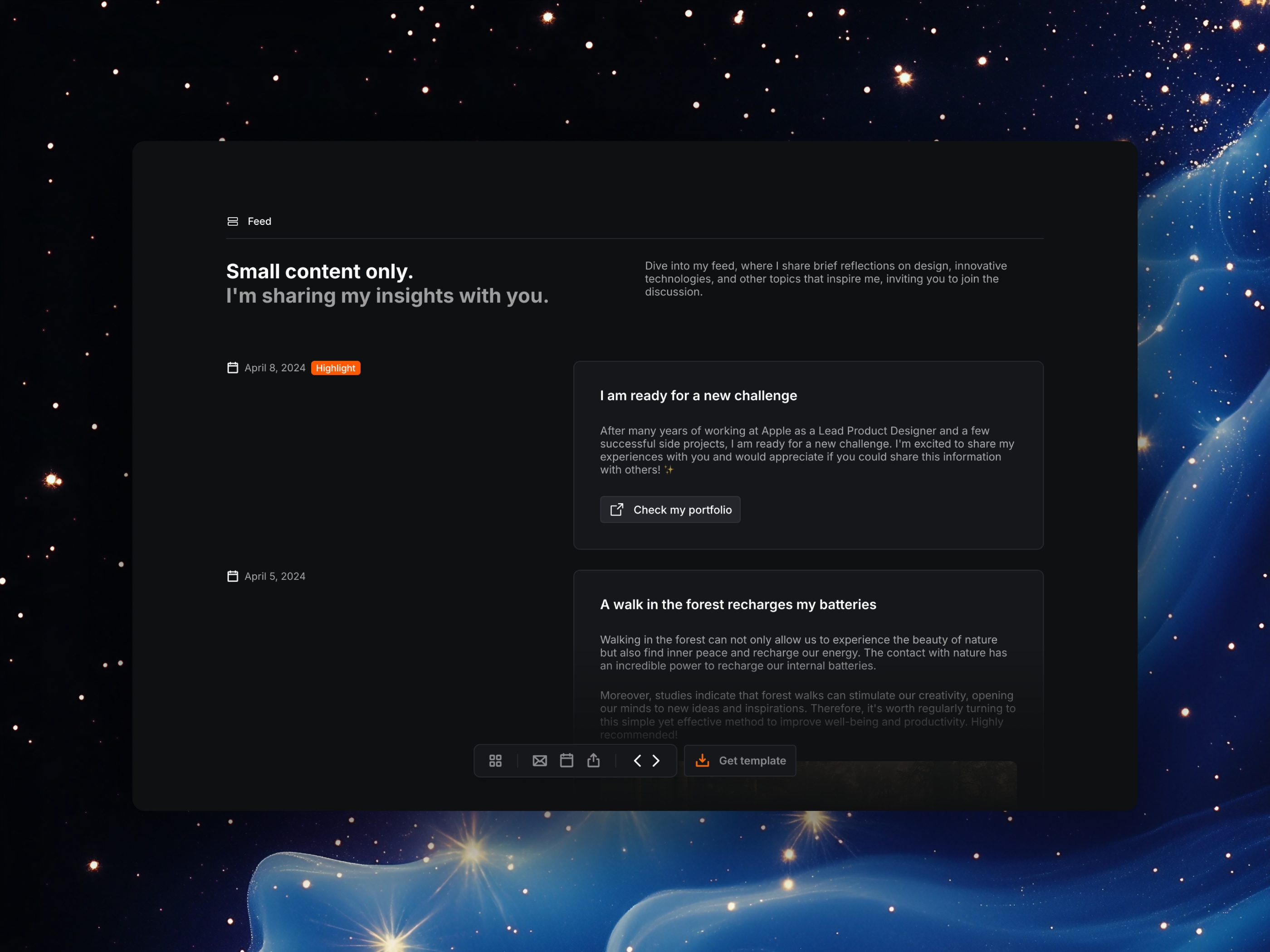 Screenshot 2 of Slidefolio